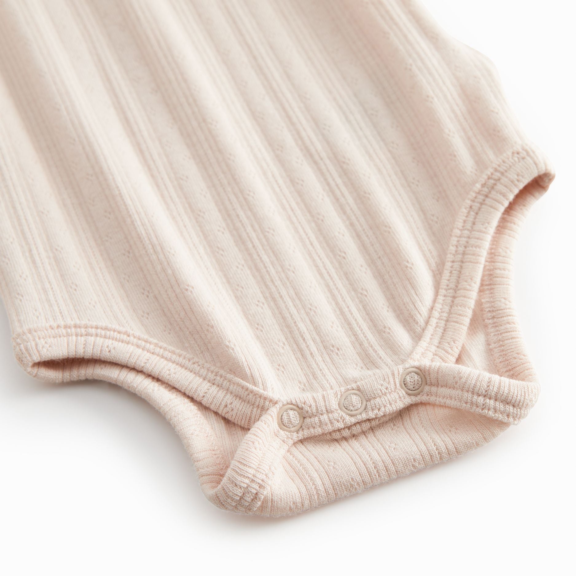 Baby Boys & Girls Misty Pink Cotton Babysuit