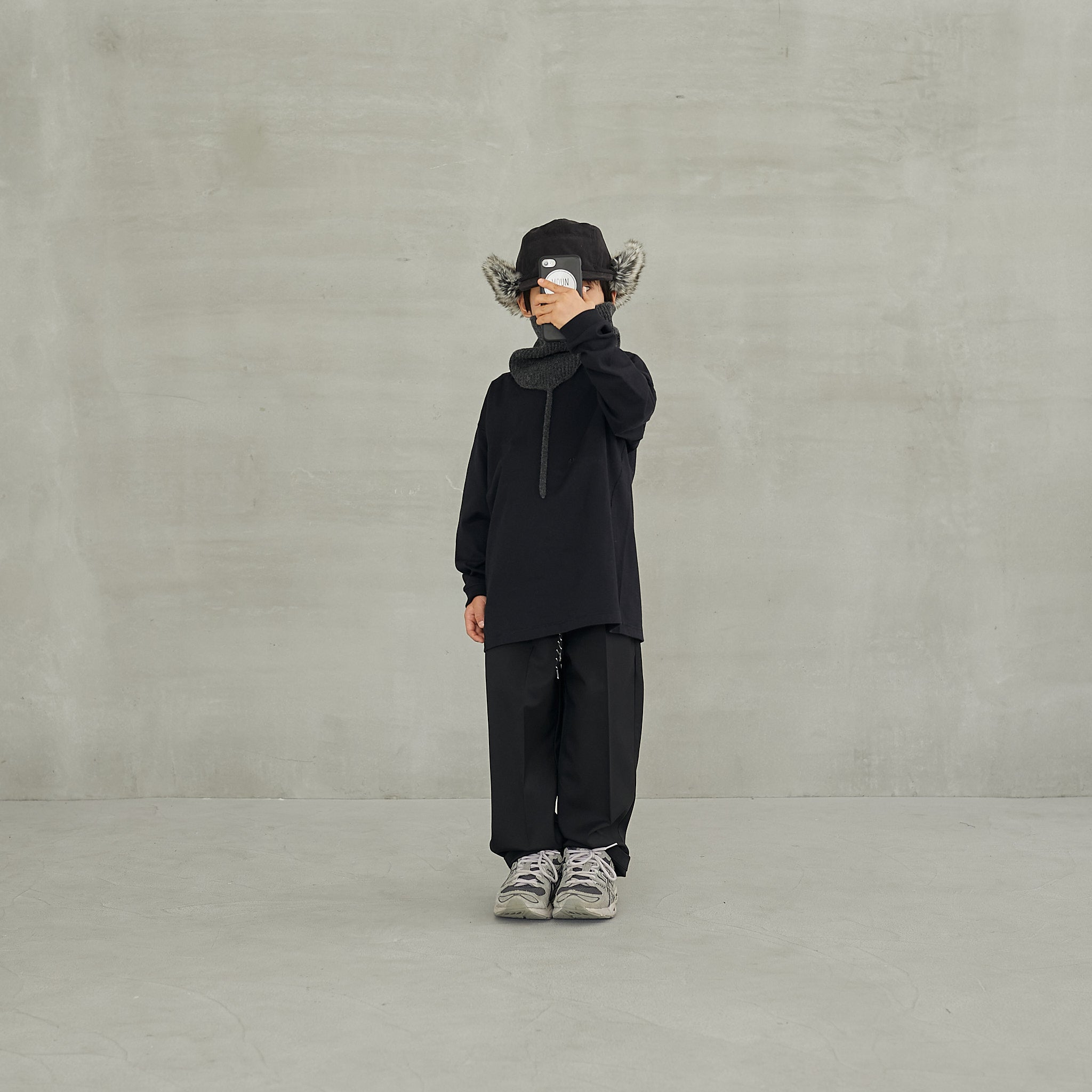 Boys & Girls Black Trousers