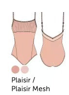 Women Peach Ballet Onesies(DA2050MP/Plaisir/Plaisir Mesh)