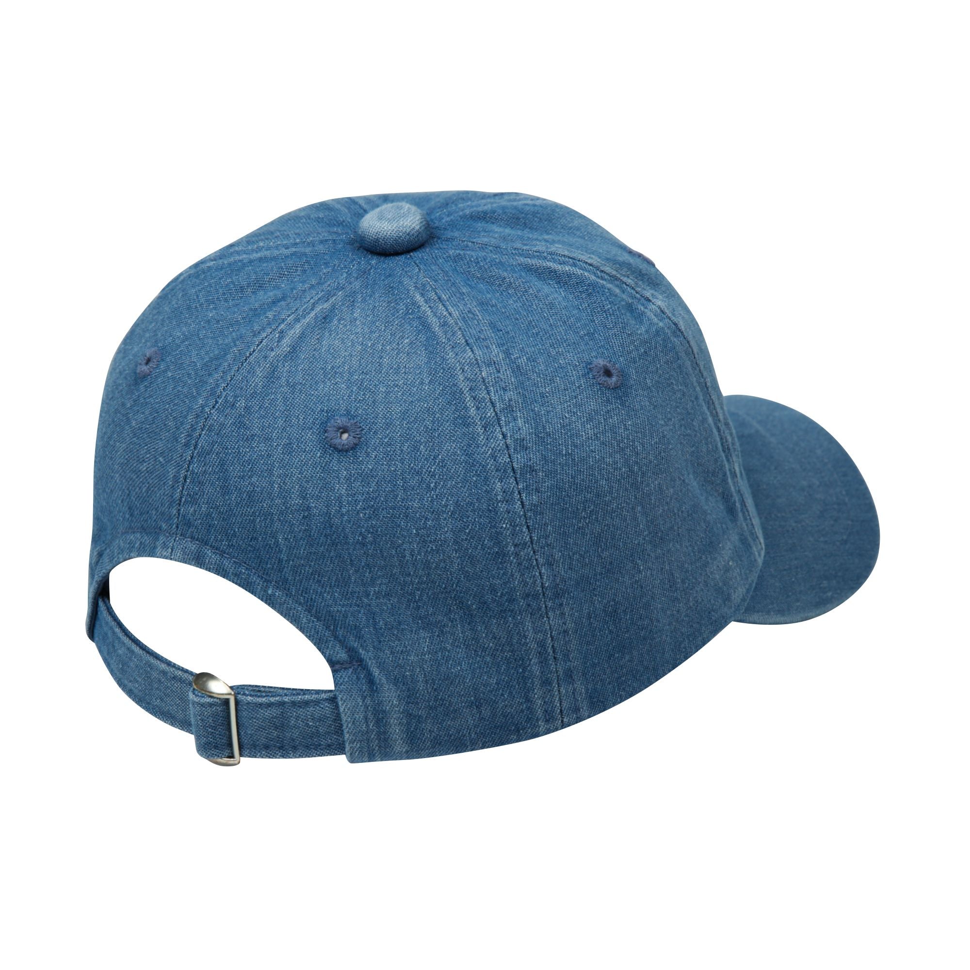 Boys & Girls Blue Embroidered Logo Denim Cap