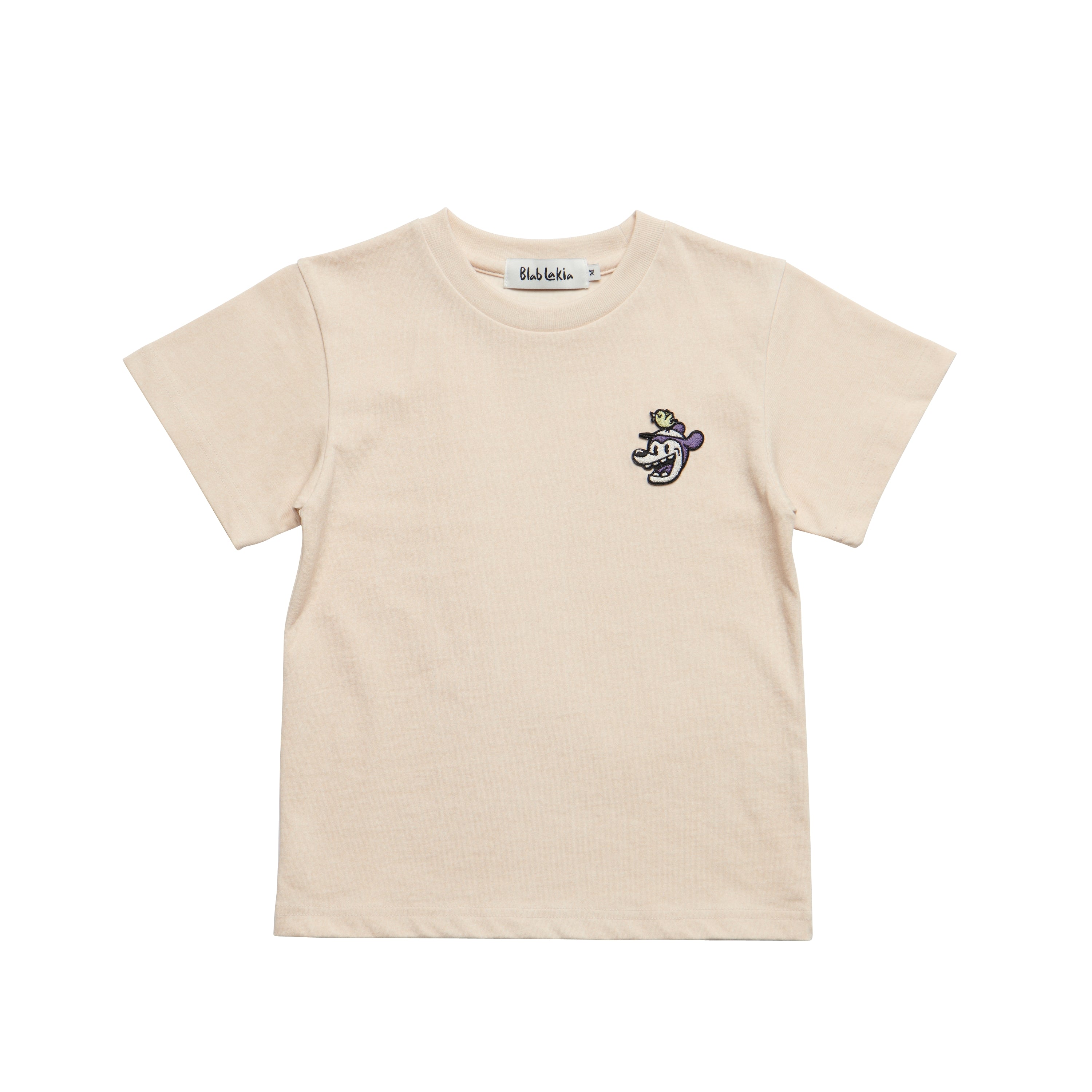 Boys & Girls Beige Cotton T-Shirt