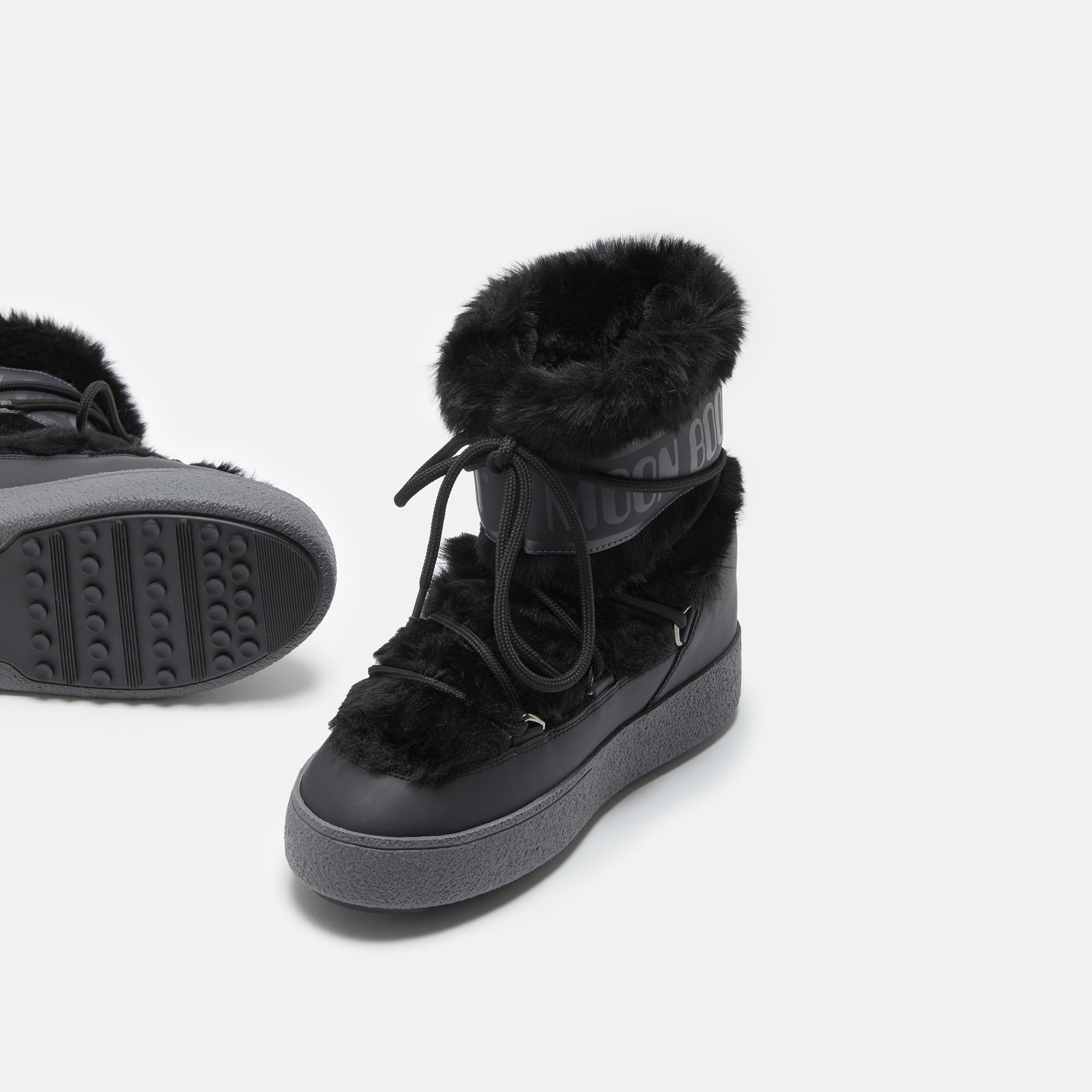 Boys & Girls Black "JTRACK" Boots