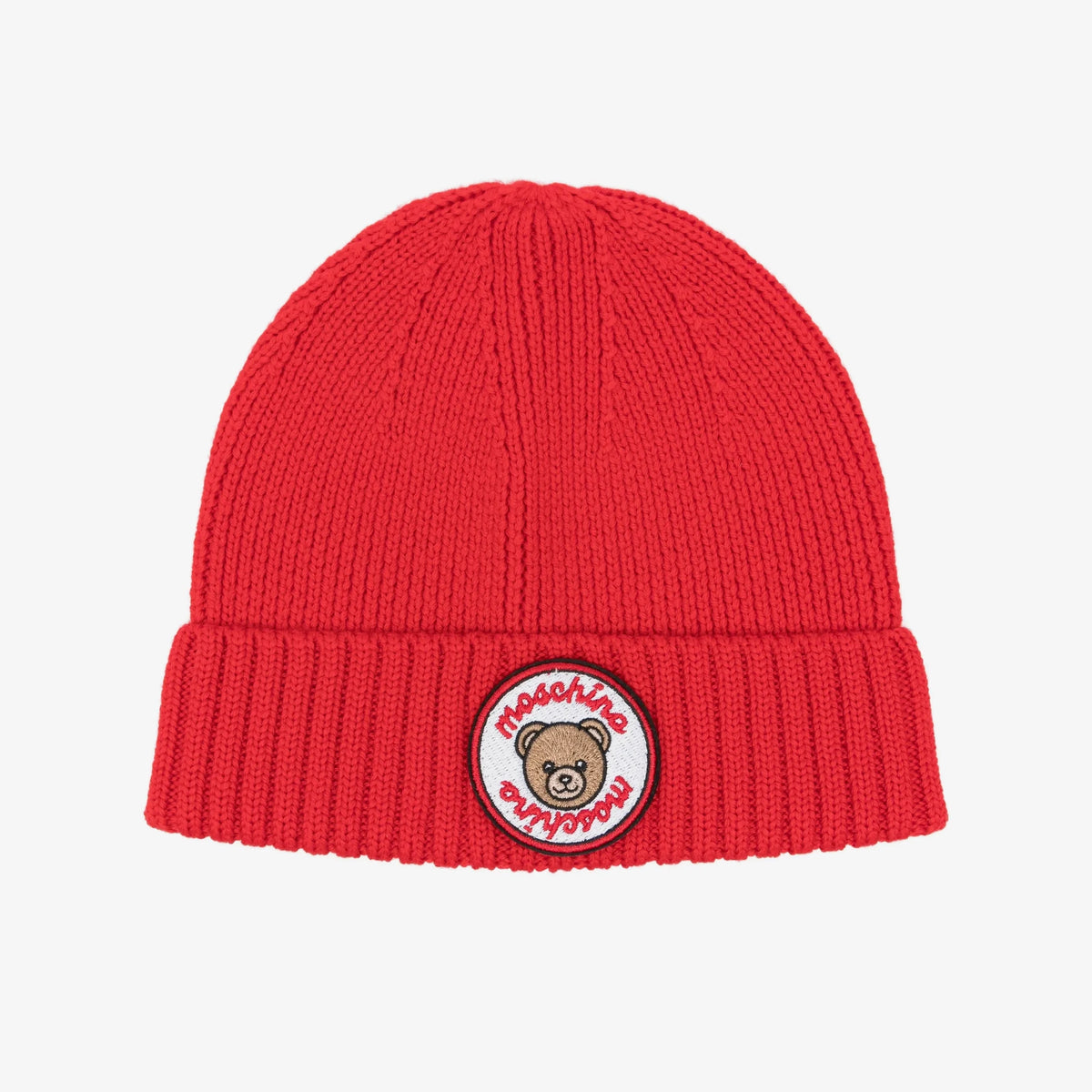 Boys & Girls Red Knit Wool Hat