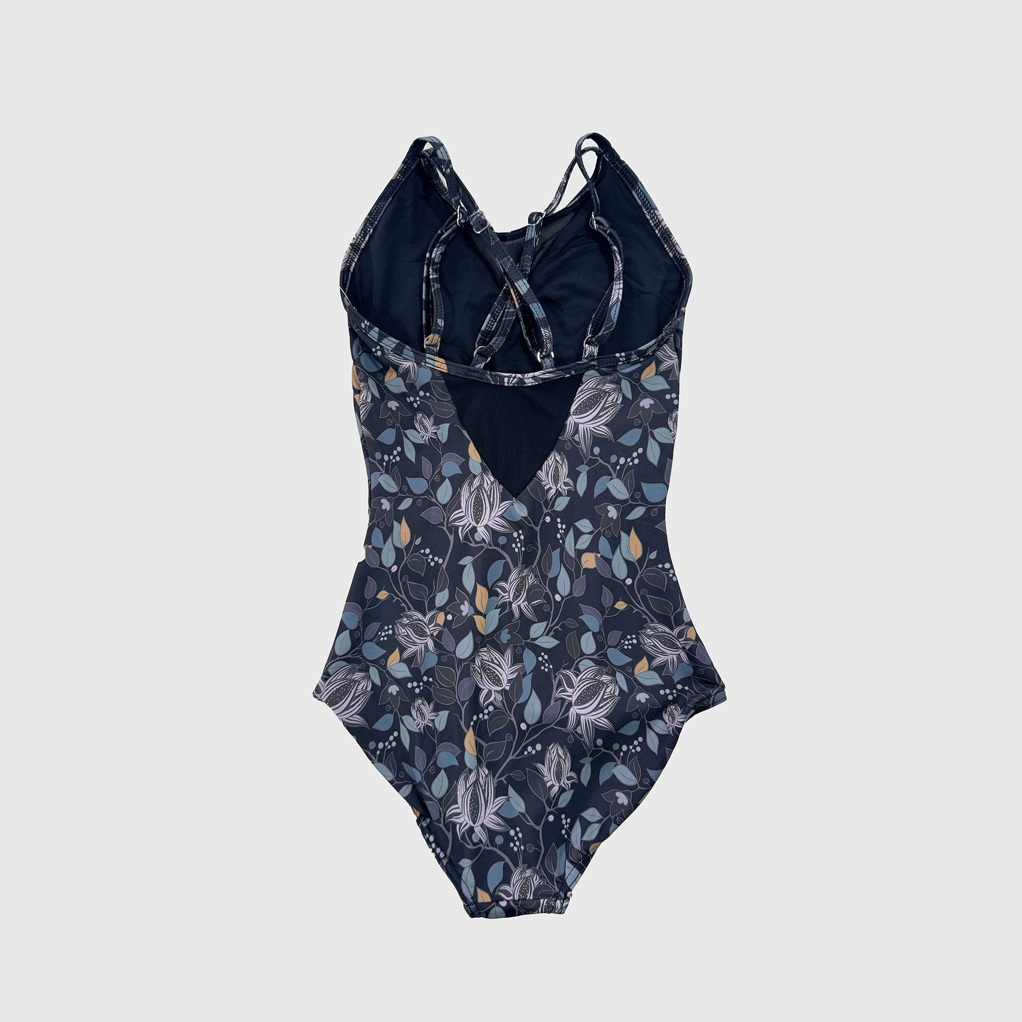 Women Black Printed Ballet Onesies(DA5122LP/Black/Magnolia)