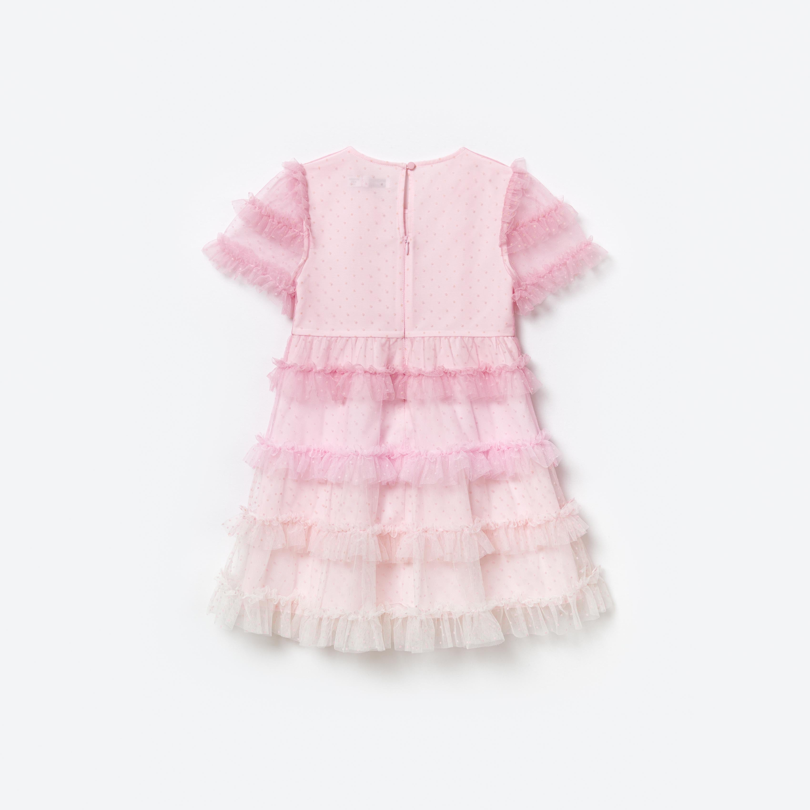 Girls Pink Tulle Dress