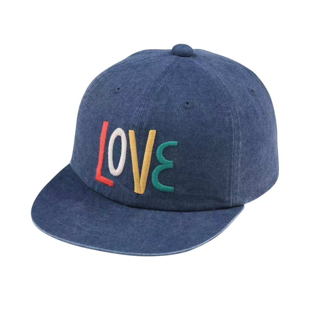 Boys & Girls Blue Embroidered Cap
