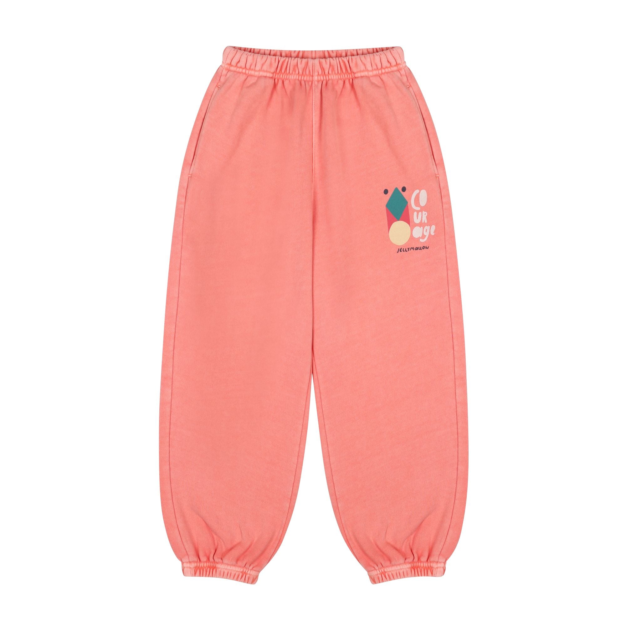 Boys & Girls Orange Cotton Trousers