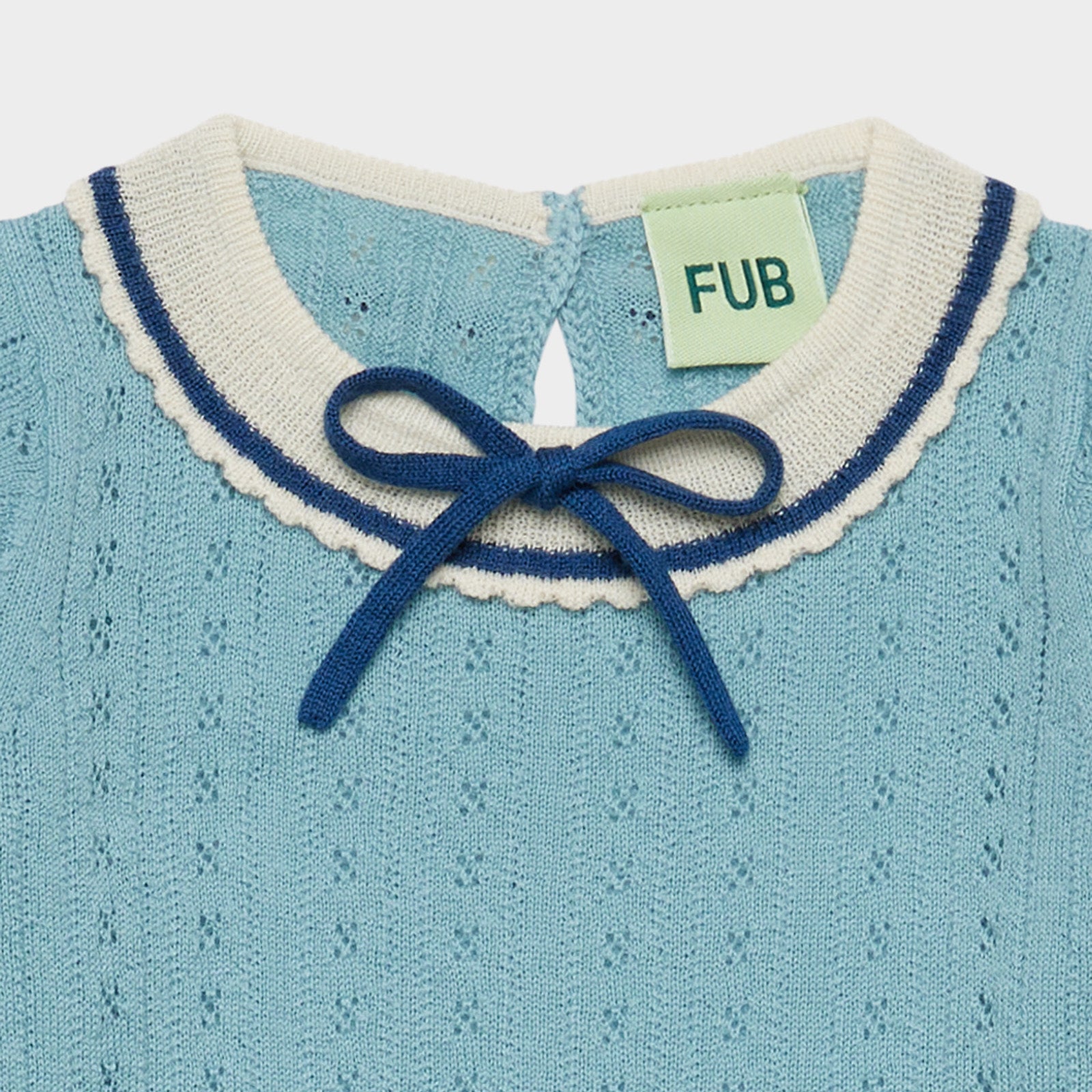 Baby Girls Teal Wool Babysuit