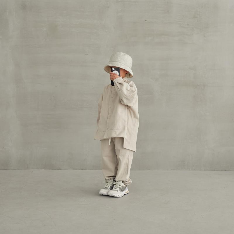 Boys & Girls White Cotton Shirt