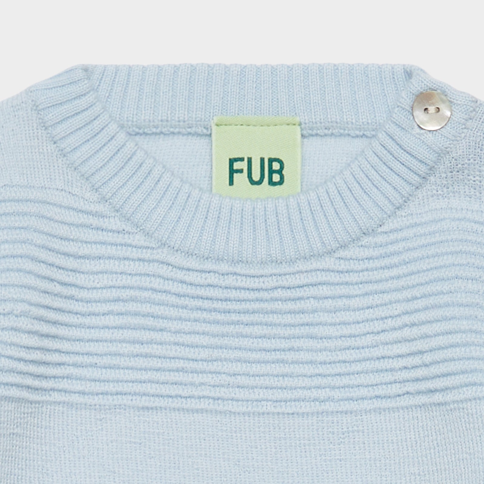 Baby Boys & Girls Light Blue Wool Sweater