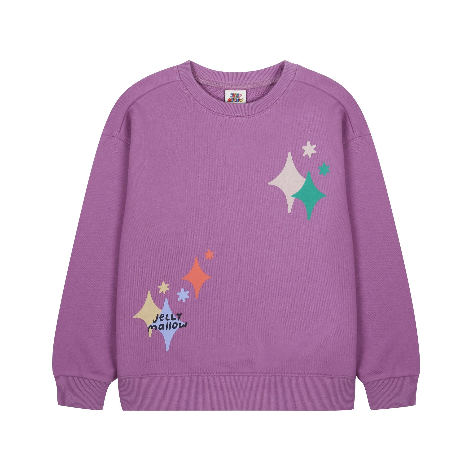 Boys & Girls Purple Cotton Sweatshirt