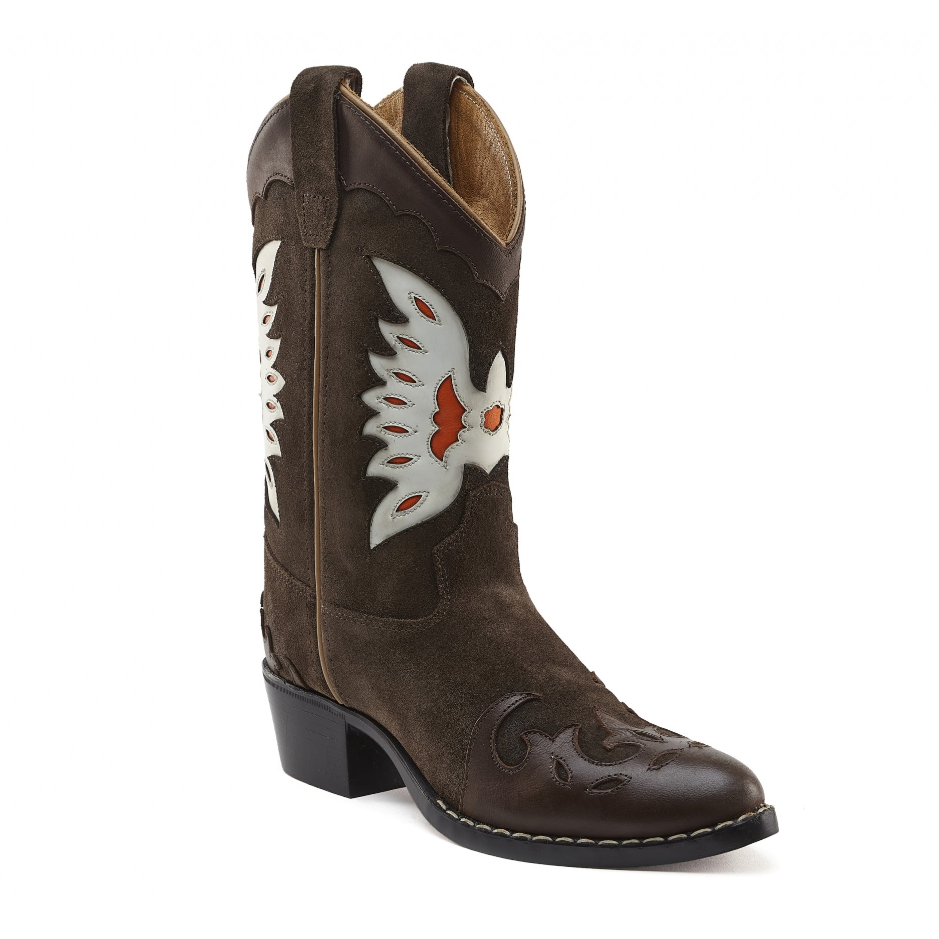 Girls Brown Cowboy Boots