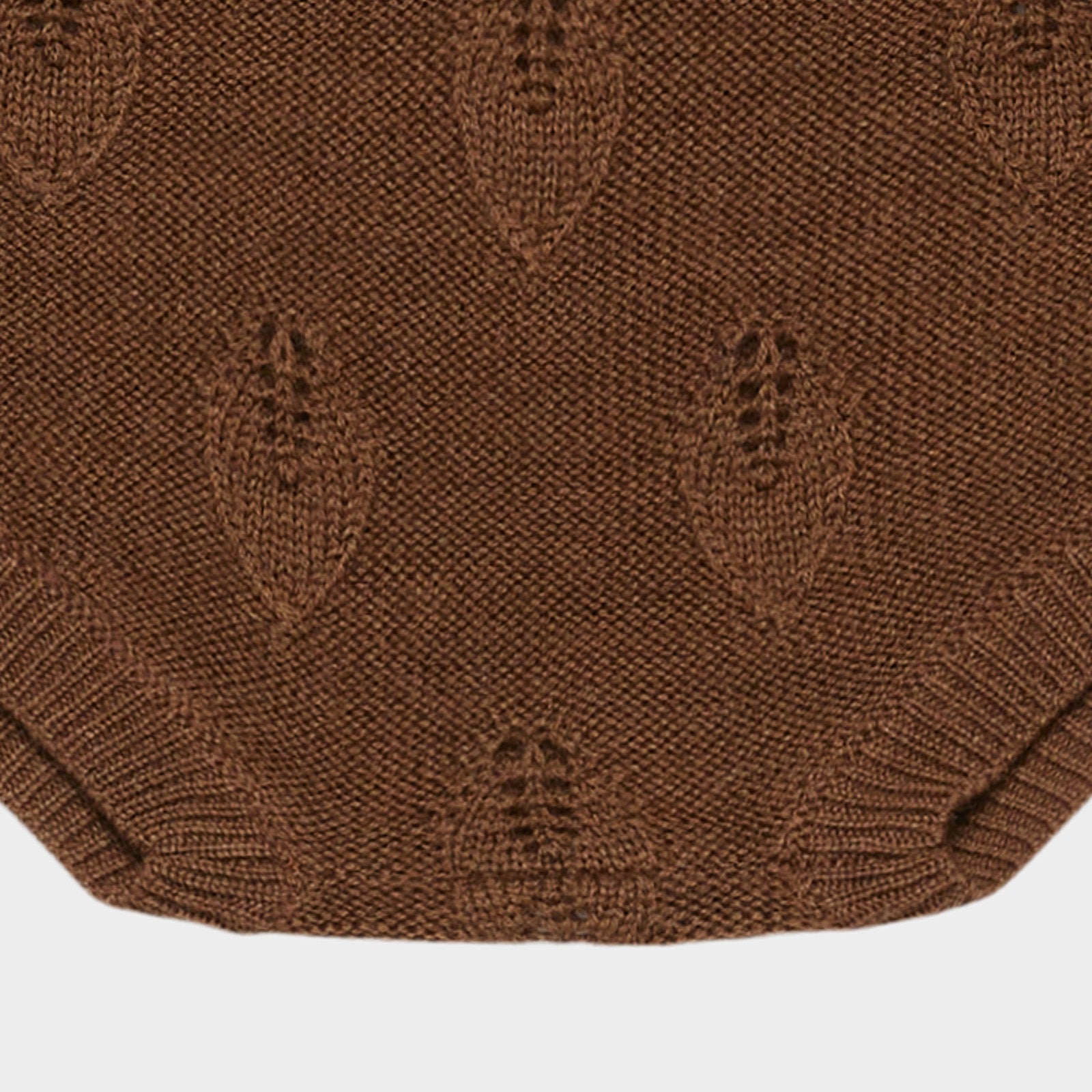 Baby Boys & Girls Brown Wool Shorts