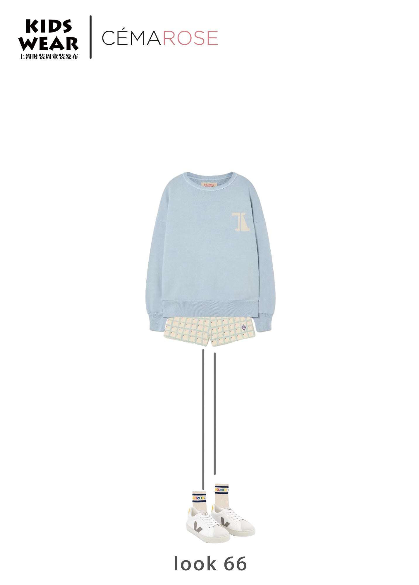Boys & Girls White Check Cotton Shorts