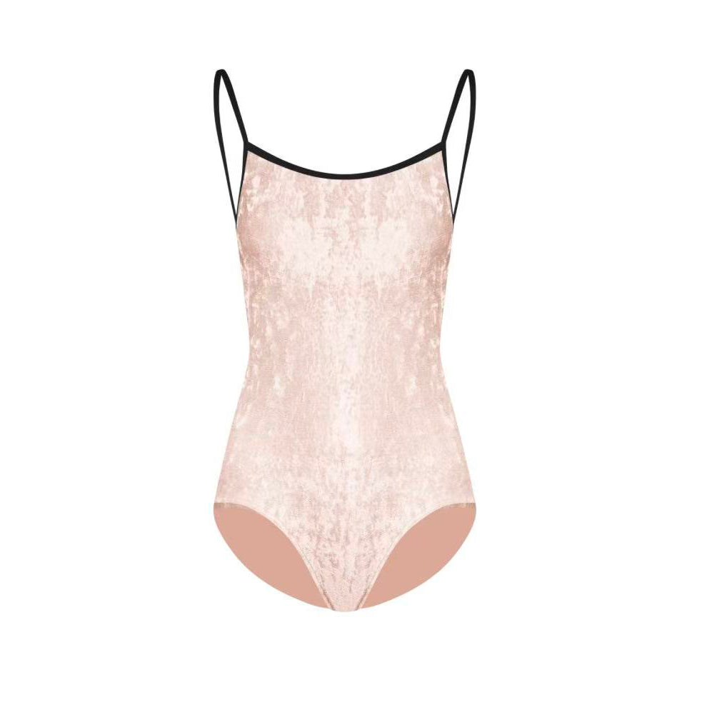 Girls Rose "Daniela/CV-Misty Rose/CV-Black" Ballet Onesies