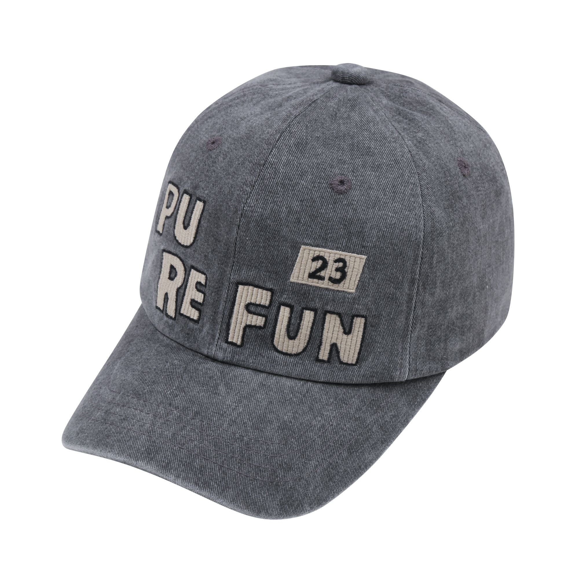 Boys & Girls Charcoal Cotton Cap