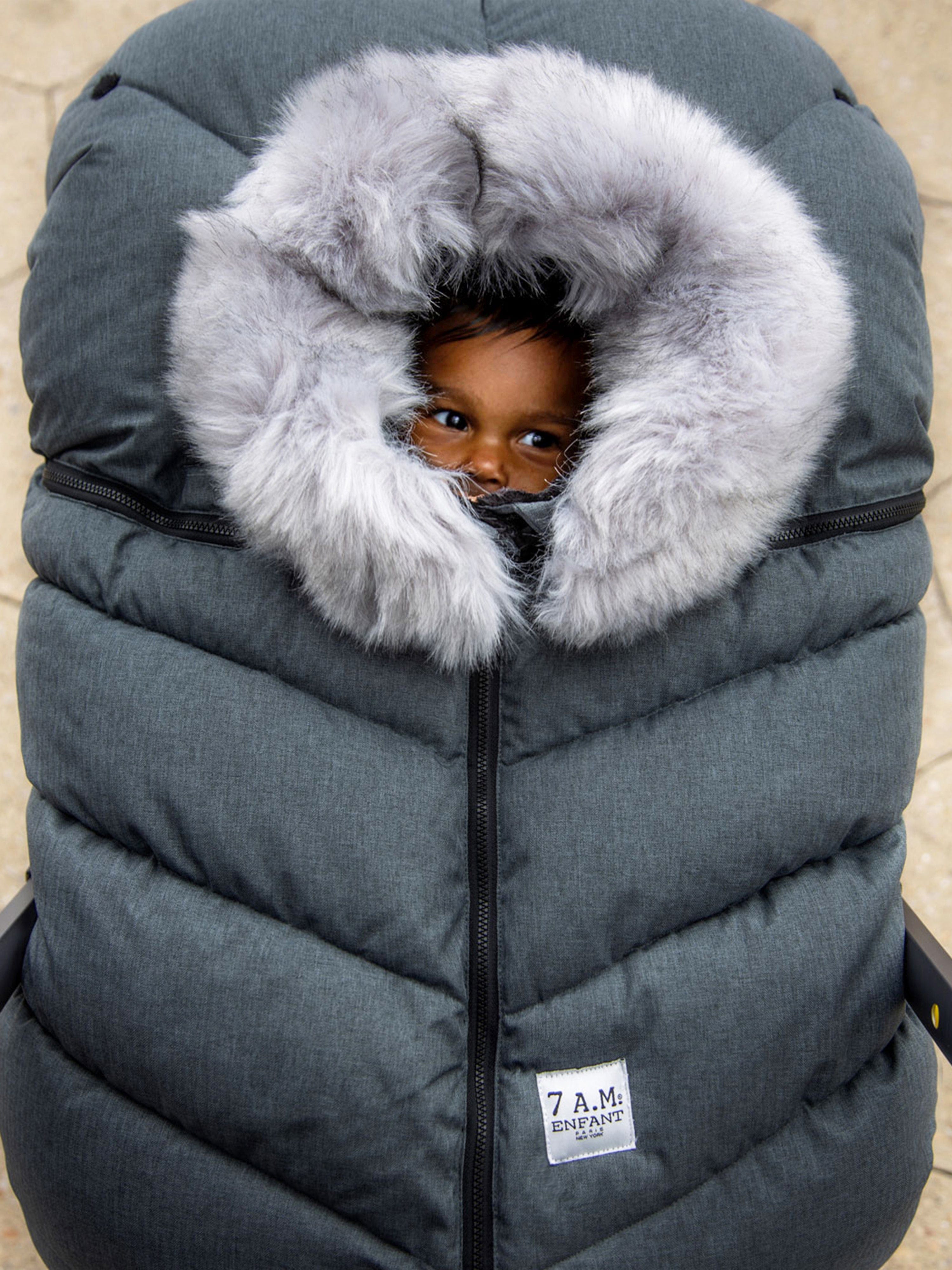 7AM Enfant Baby Car Seat Cocoon-Tundra in Grey