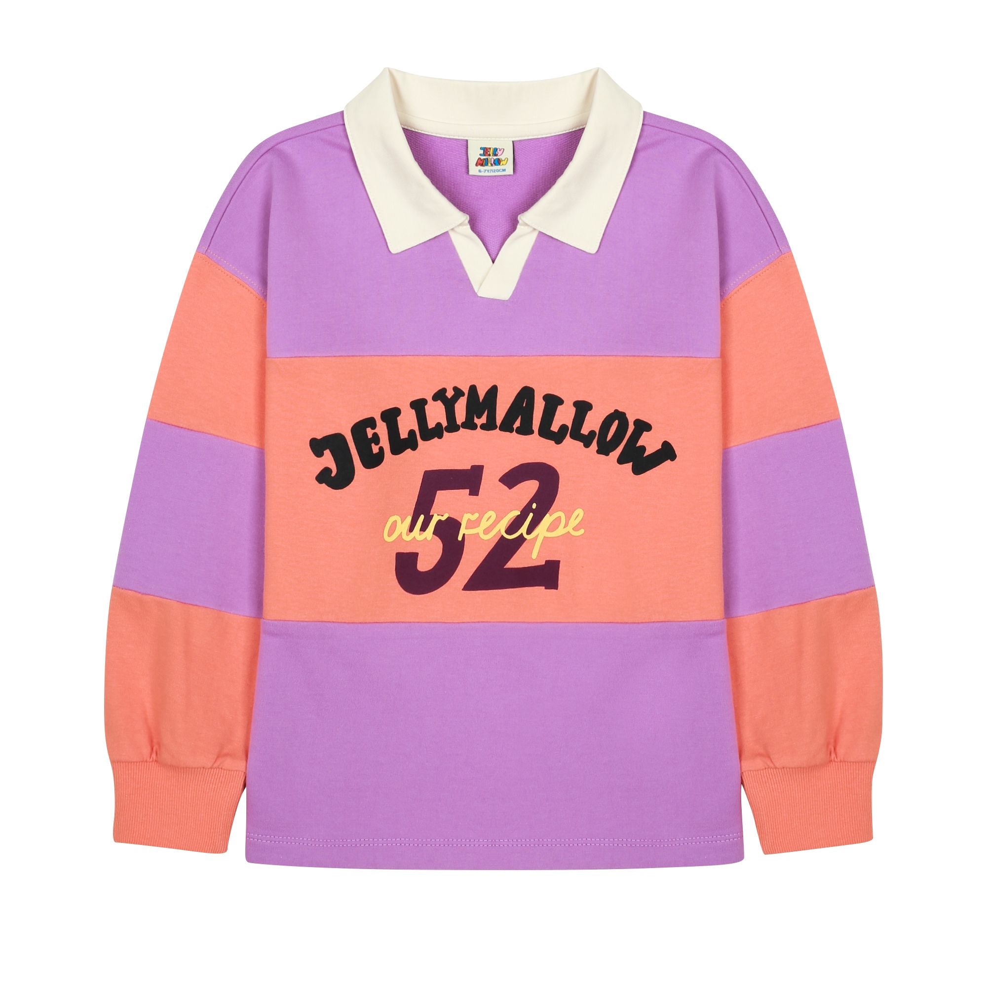 Boys & Girls Purple Logo Cotton Sweatshirt