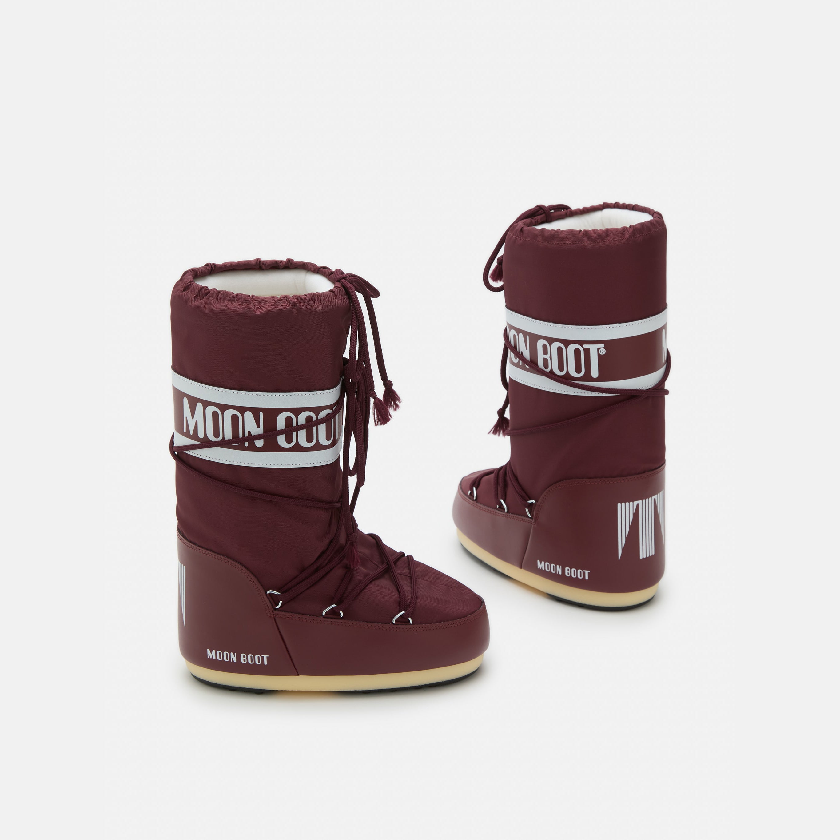 Girls Wine Red "ICON" Boots