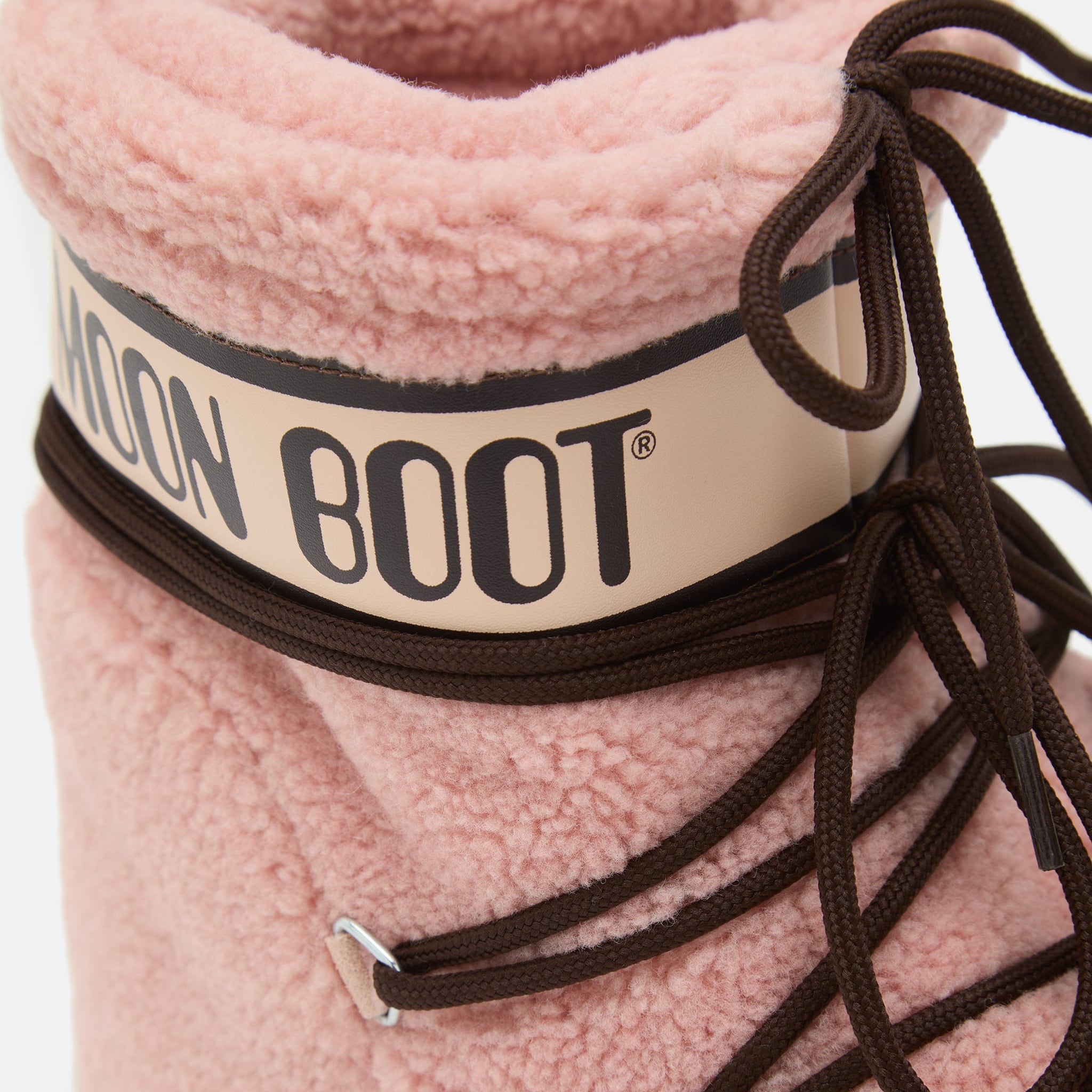 Women Pink "ICON LOW" Fleece Boots