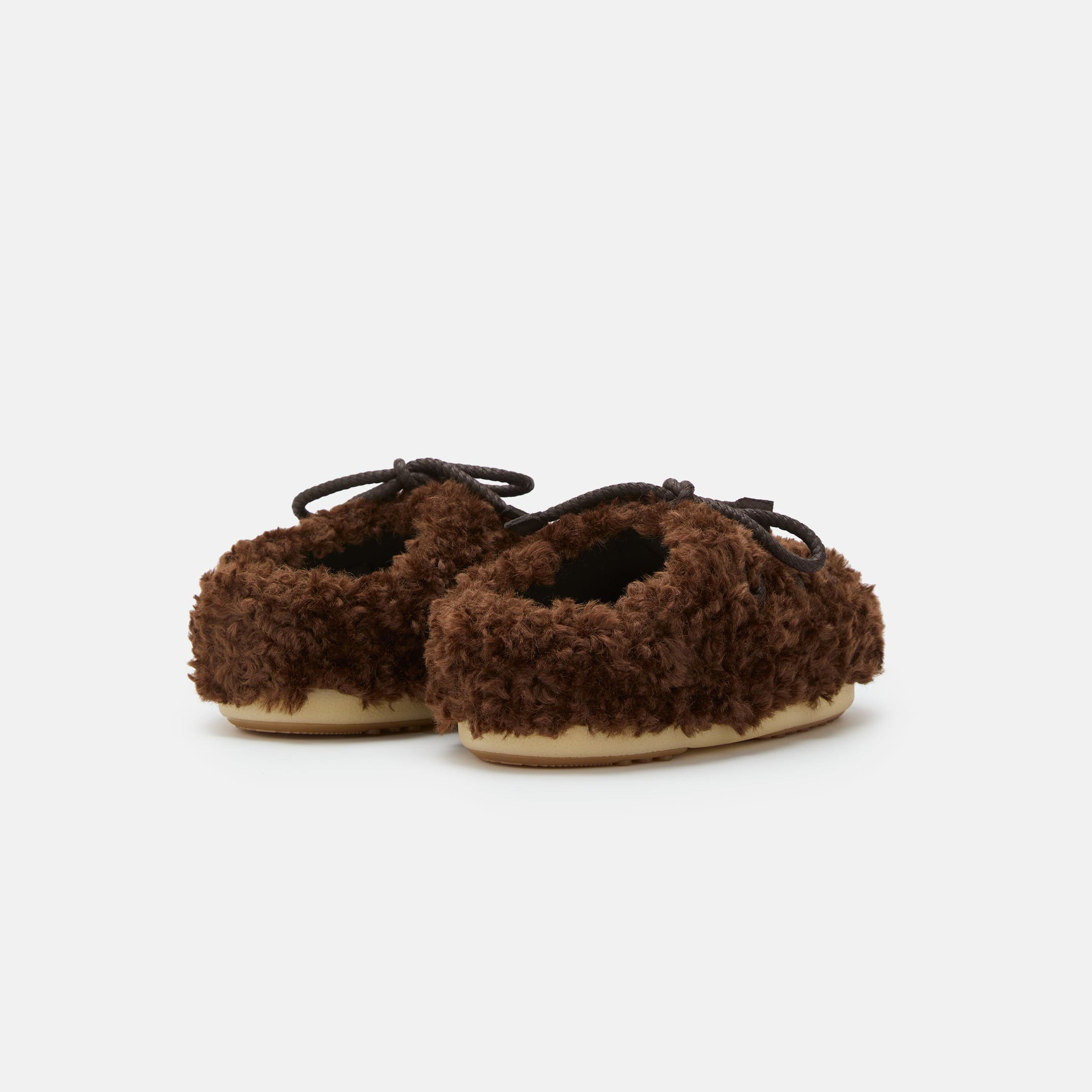 Women Dark Brown "EVX" Curly Shoes