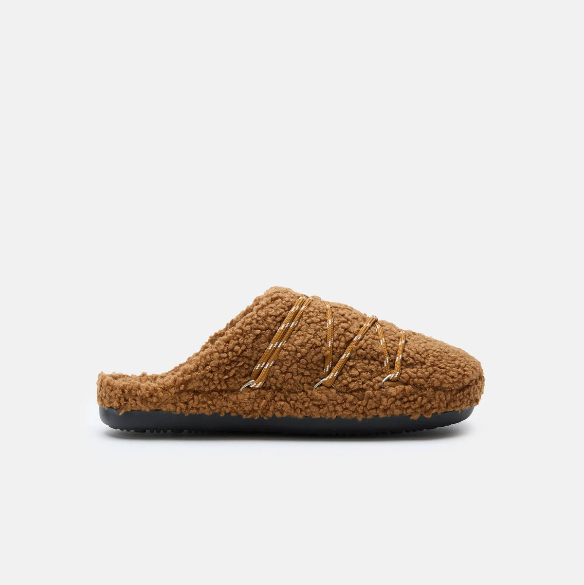 Women Brown "TEDDY" Plush Slipper