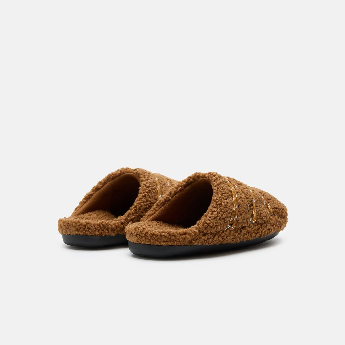 Women Brown "TEDDY" Plush Slipper