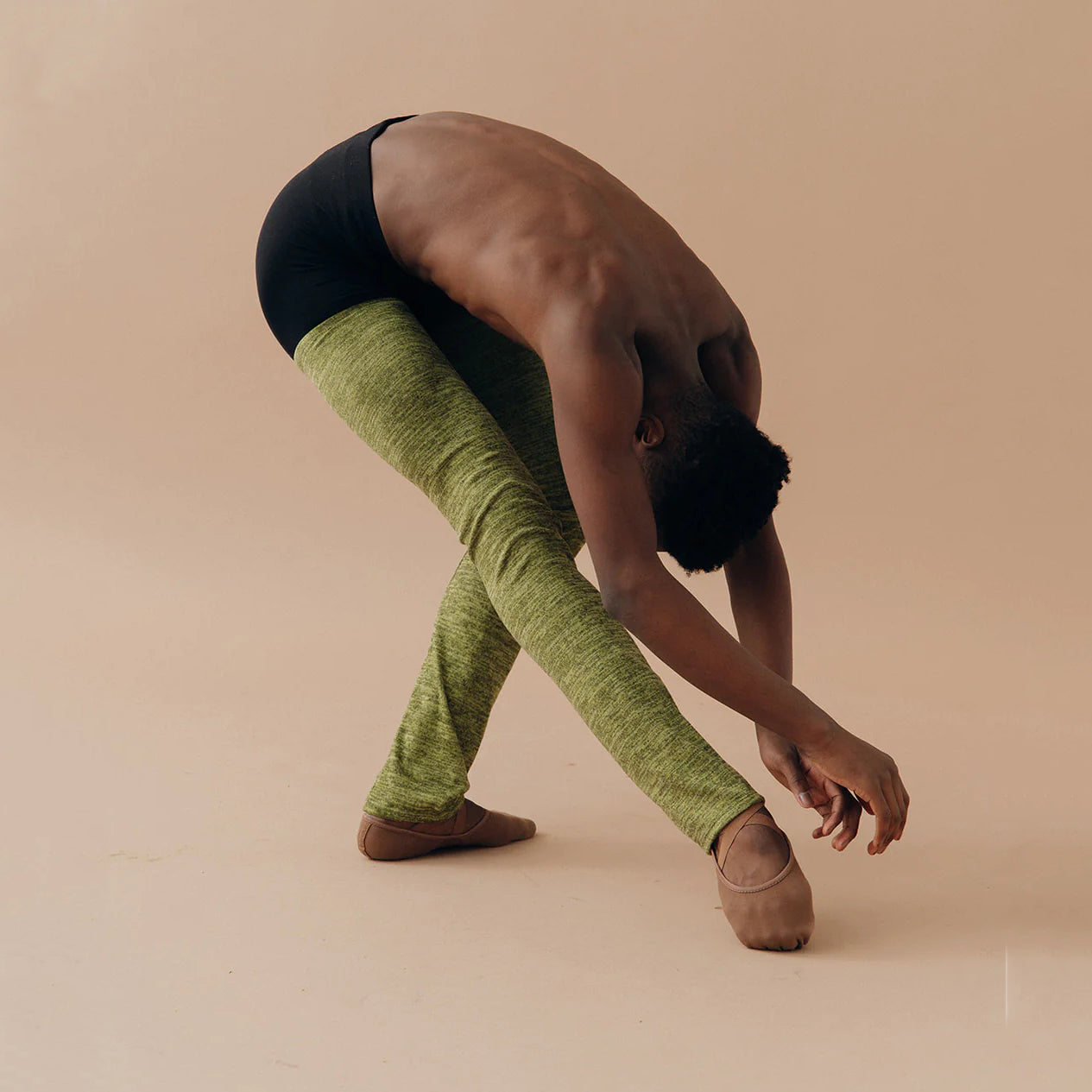 Boys & Girls Green Ballet Warm Up Socks