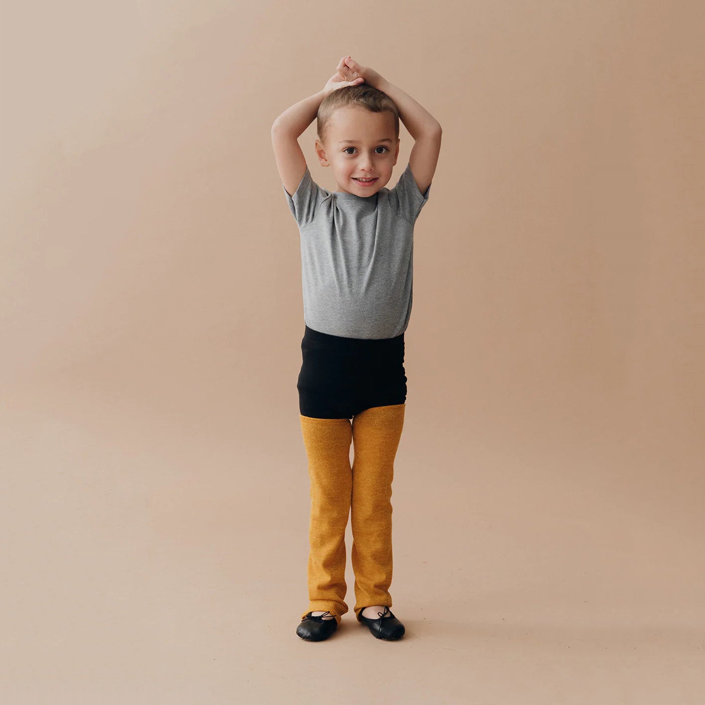 Boys & Girls Turmeric Ballet Warm Up Socks