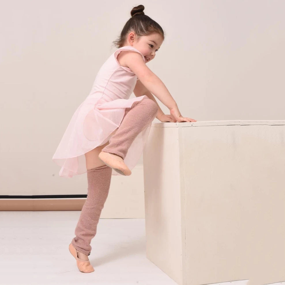Boys & Girls Beige Ballet Warm Up Socks