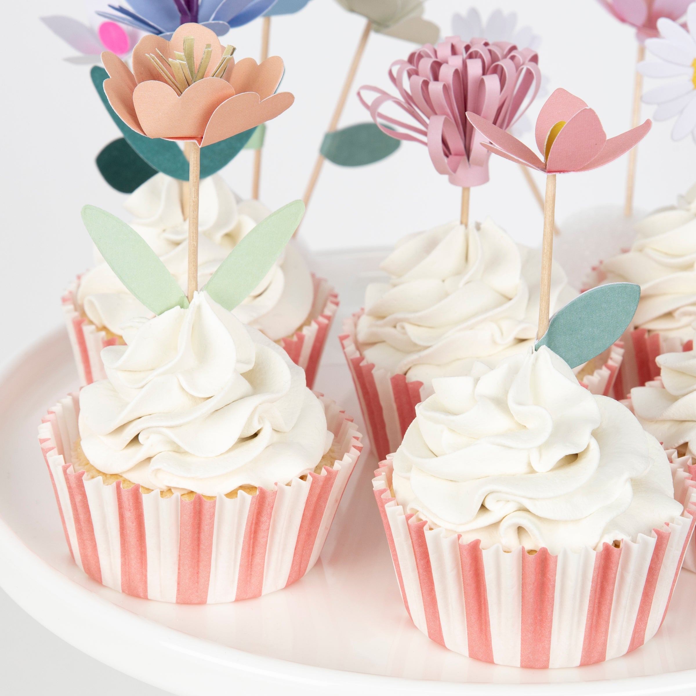Flower Garden Cupcake Kit (x 12 toppers)