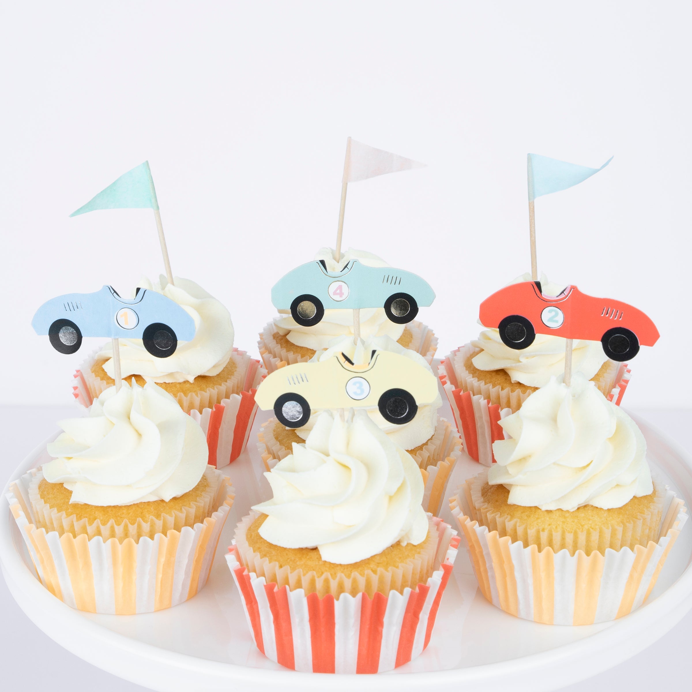 Race Cars Cupcake Kit (x 24 toppers)