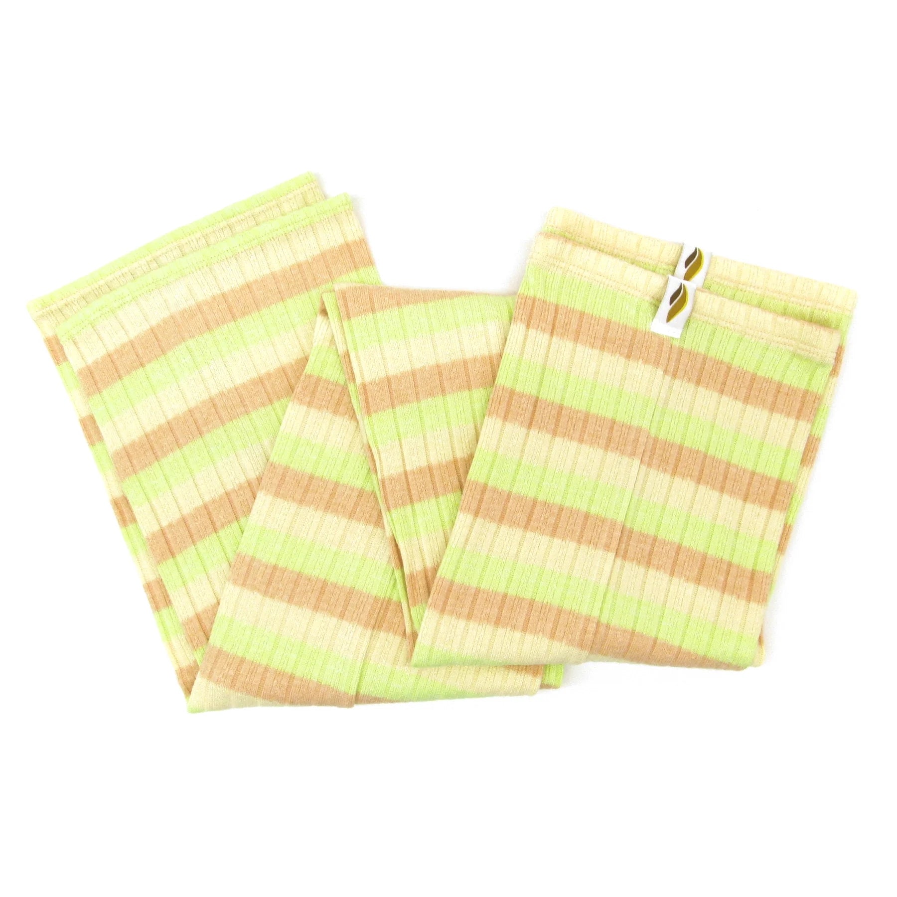 Boys & Girls Yellow Stripes Ballet Warm Up Socks