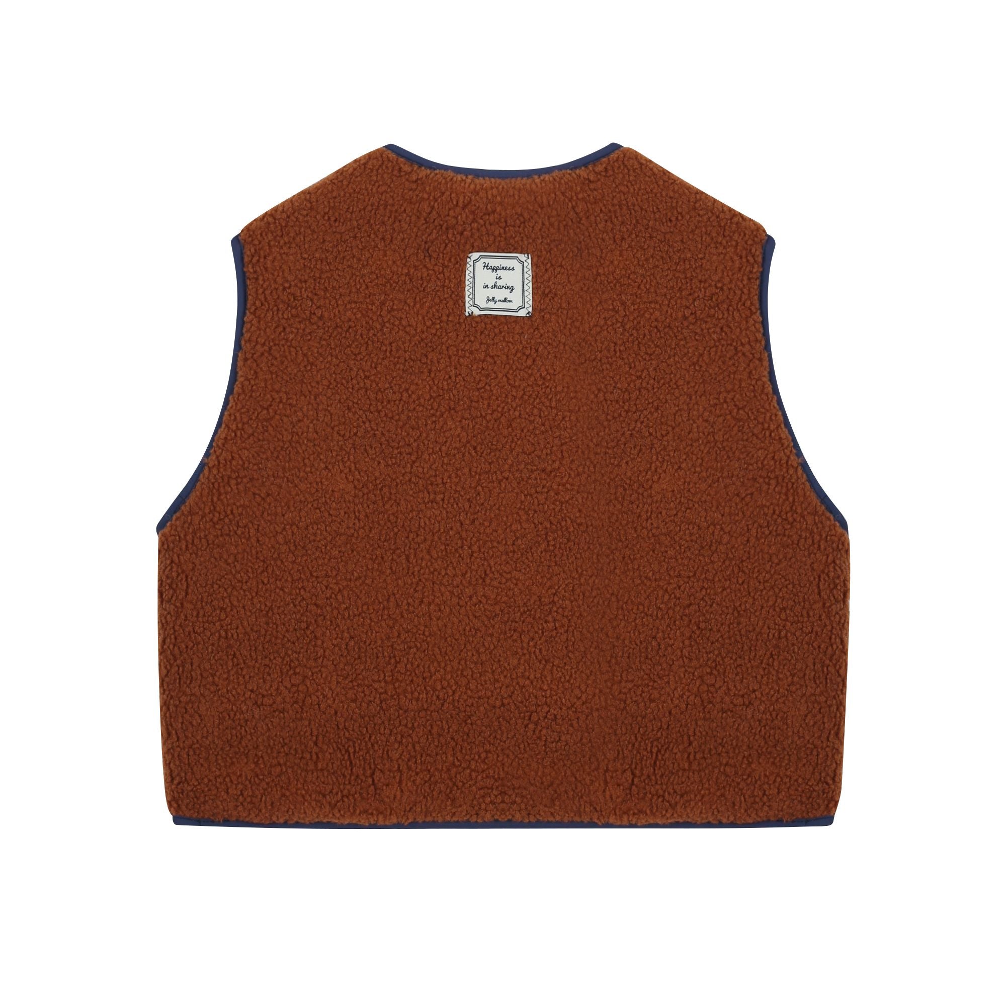 Boys & Girls Navy Reversible Padded Gilet