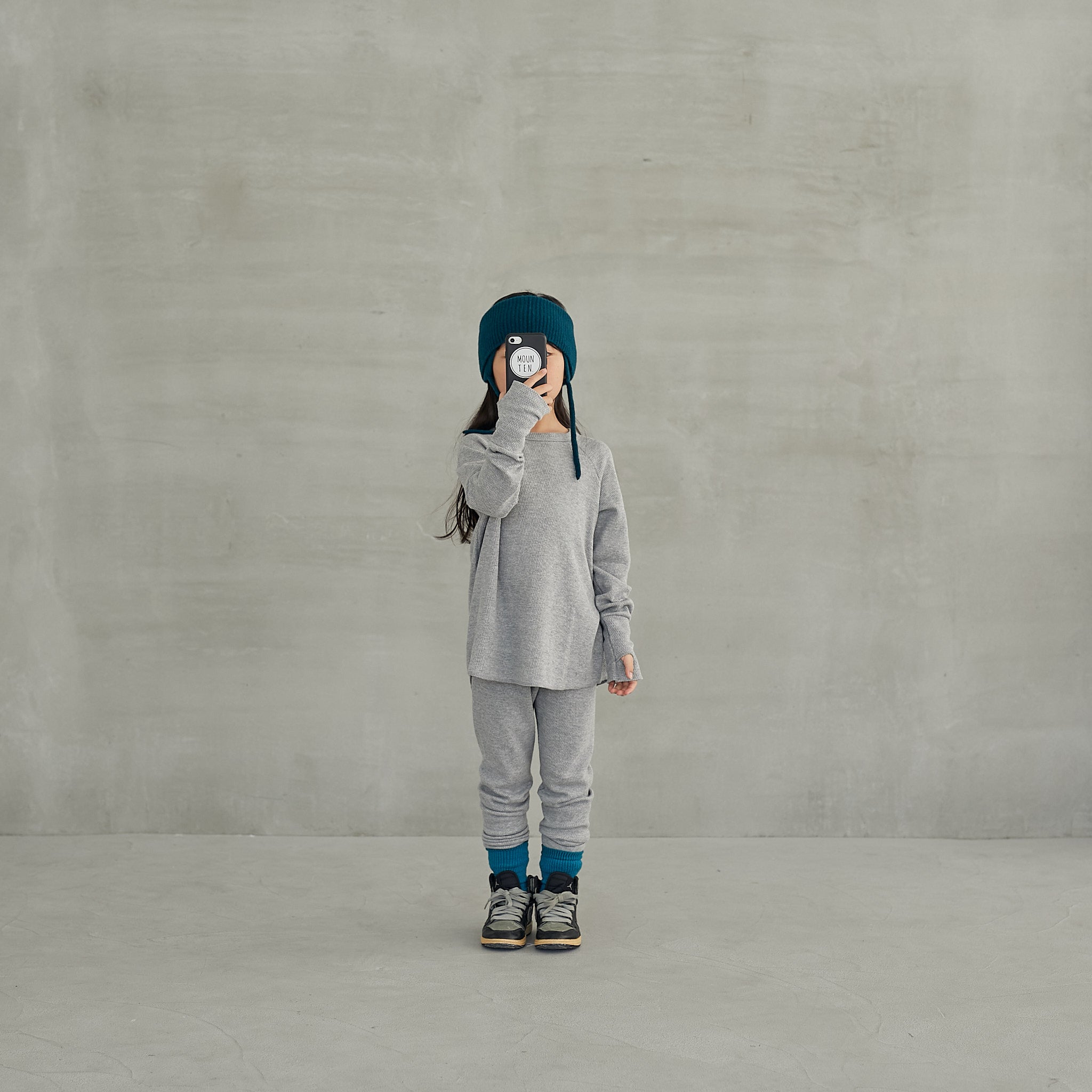 Boys & Girls Grey Cotton T-Shirt