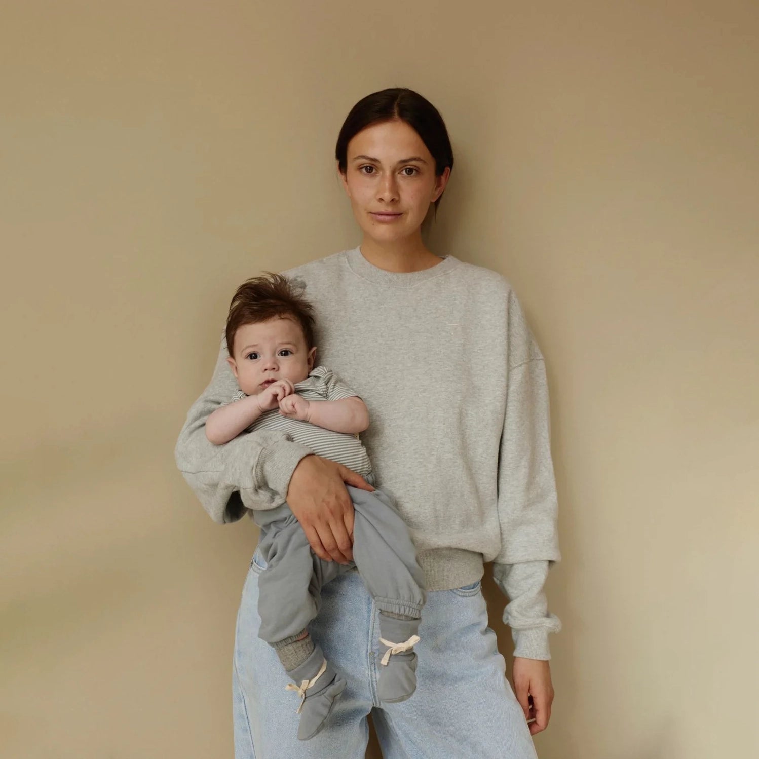 Adult Grey Cotton Sweatshirt
