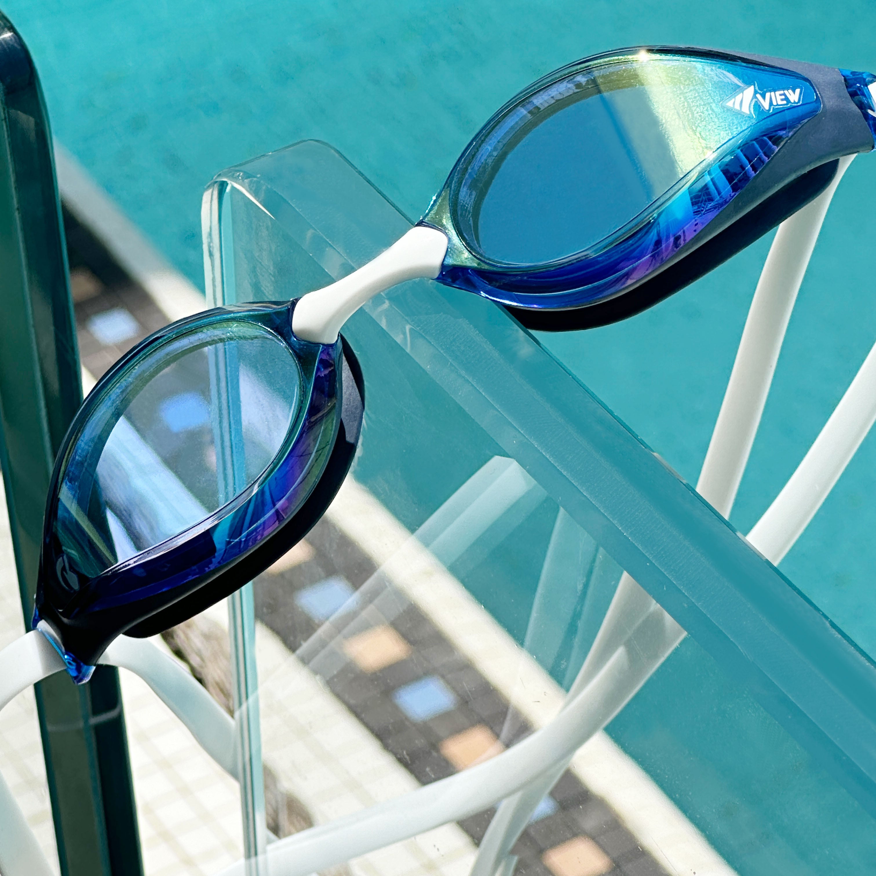 Adult Blue Racing Goggles(V240ASAM/BLY)