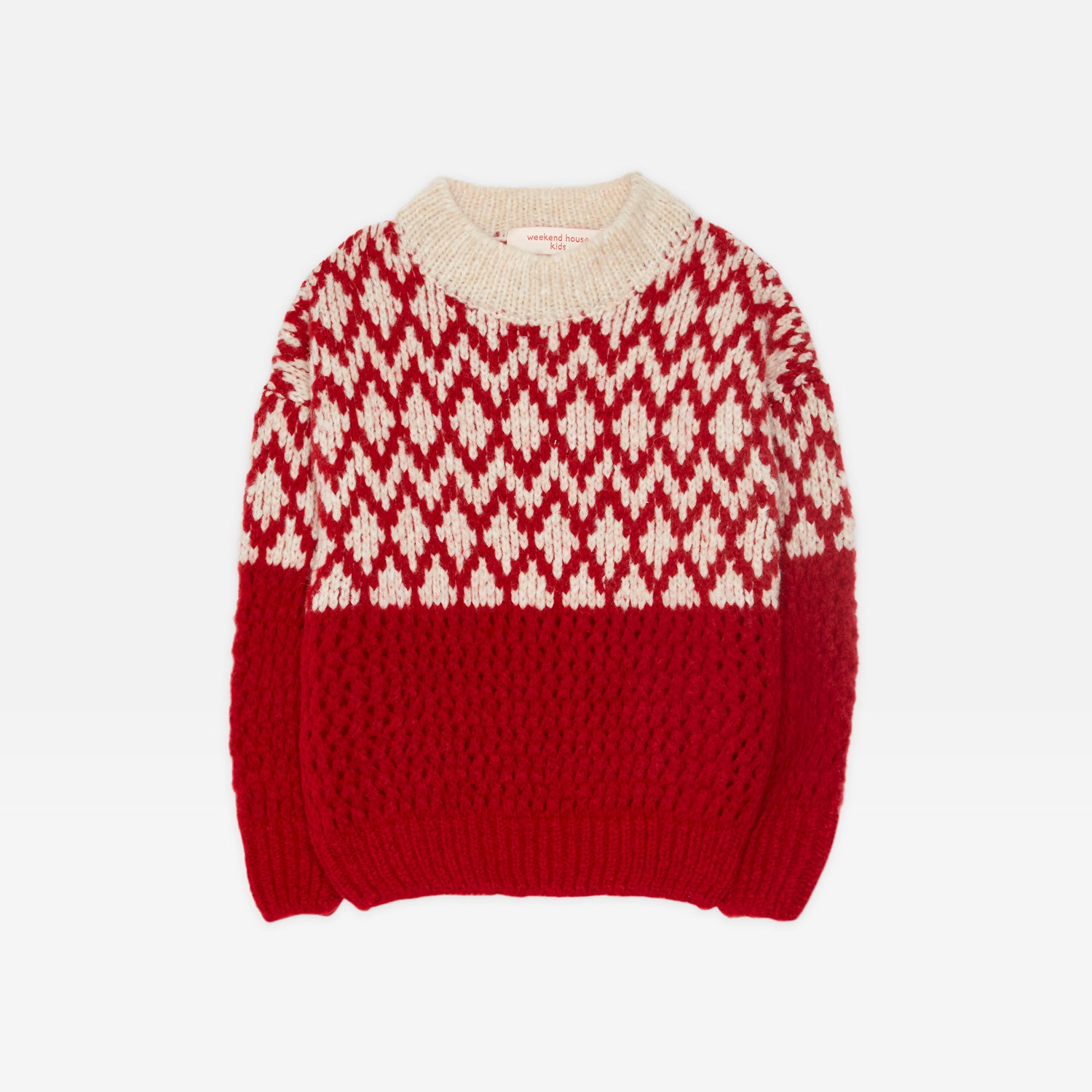 Boys & Girls Red Wool Sweater