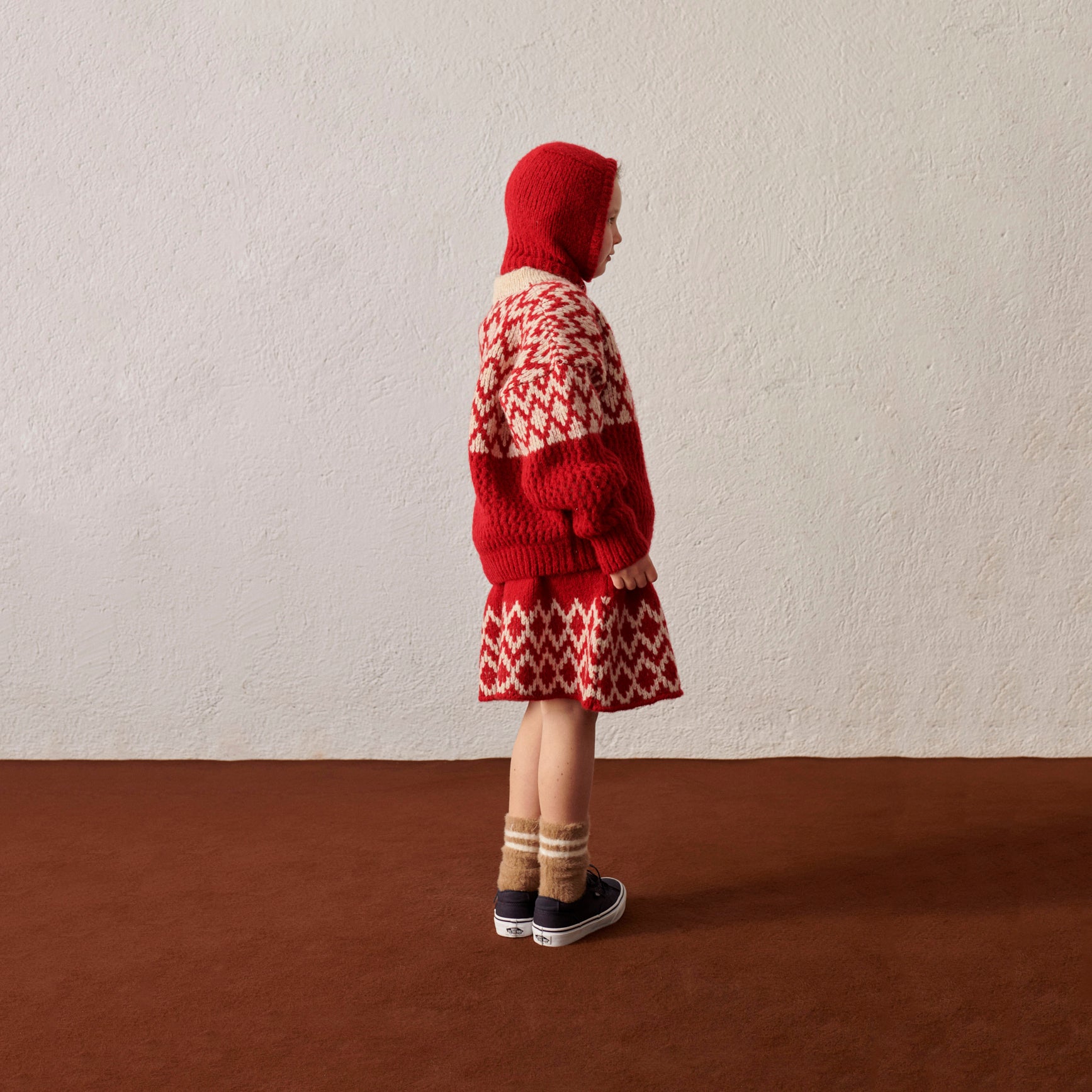 Boys & Girls Red Wool Sweater