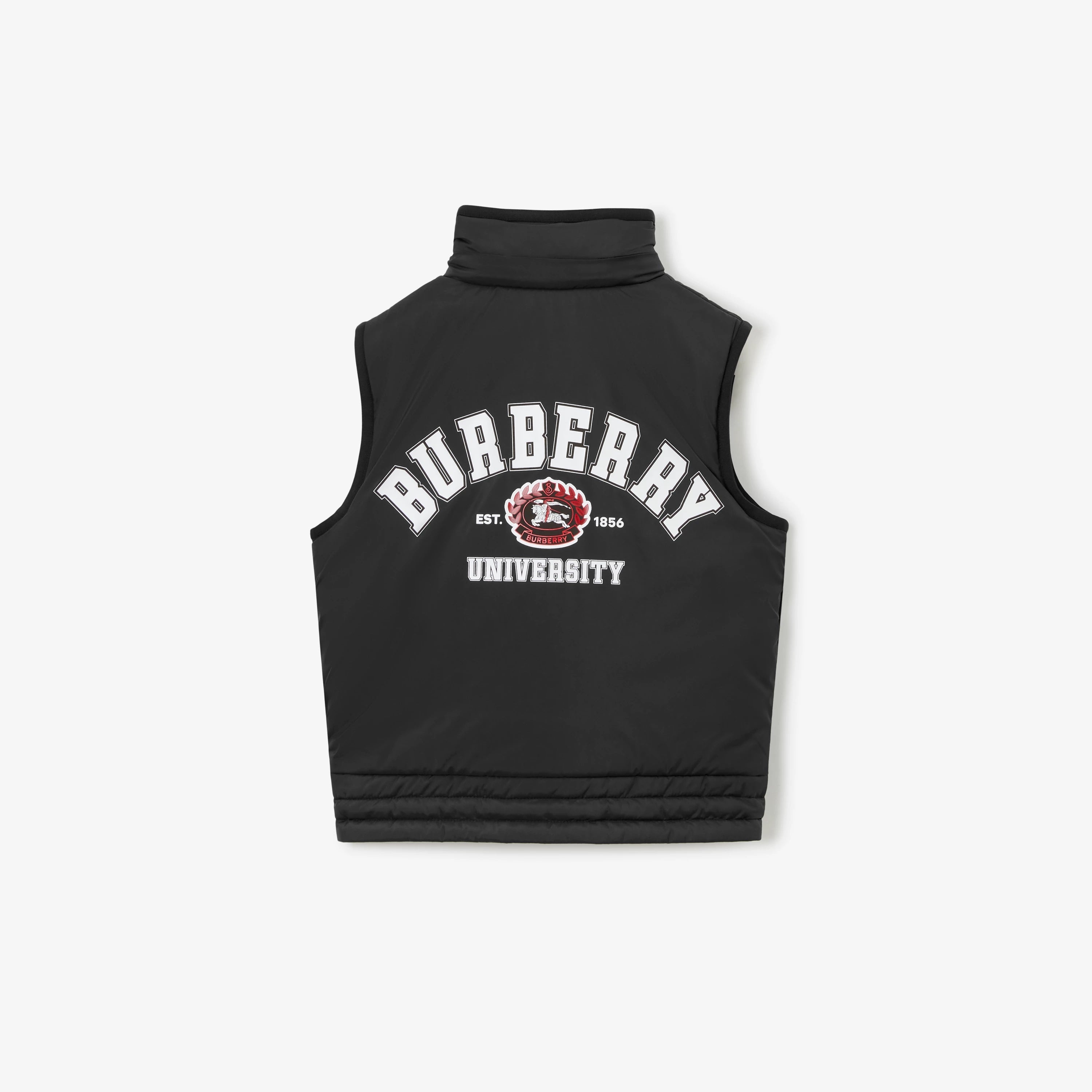 Boys Black Padded Gilet