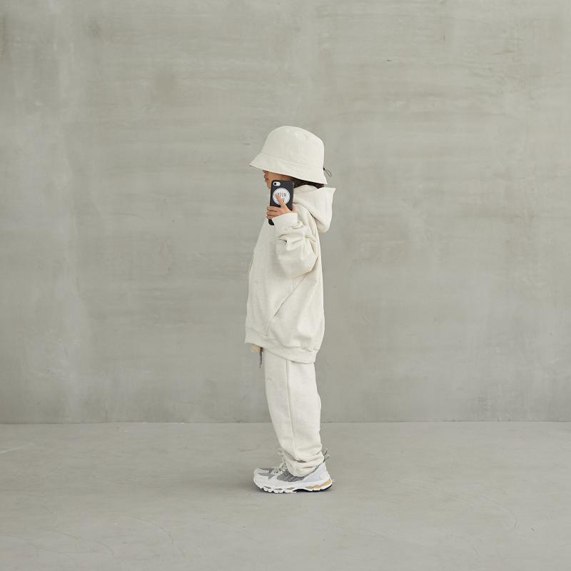 Boys & Girls Light Grey Cotton Trousers