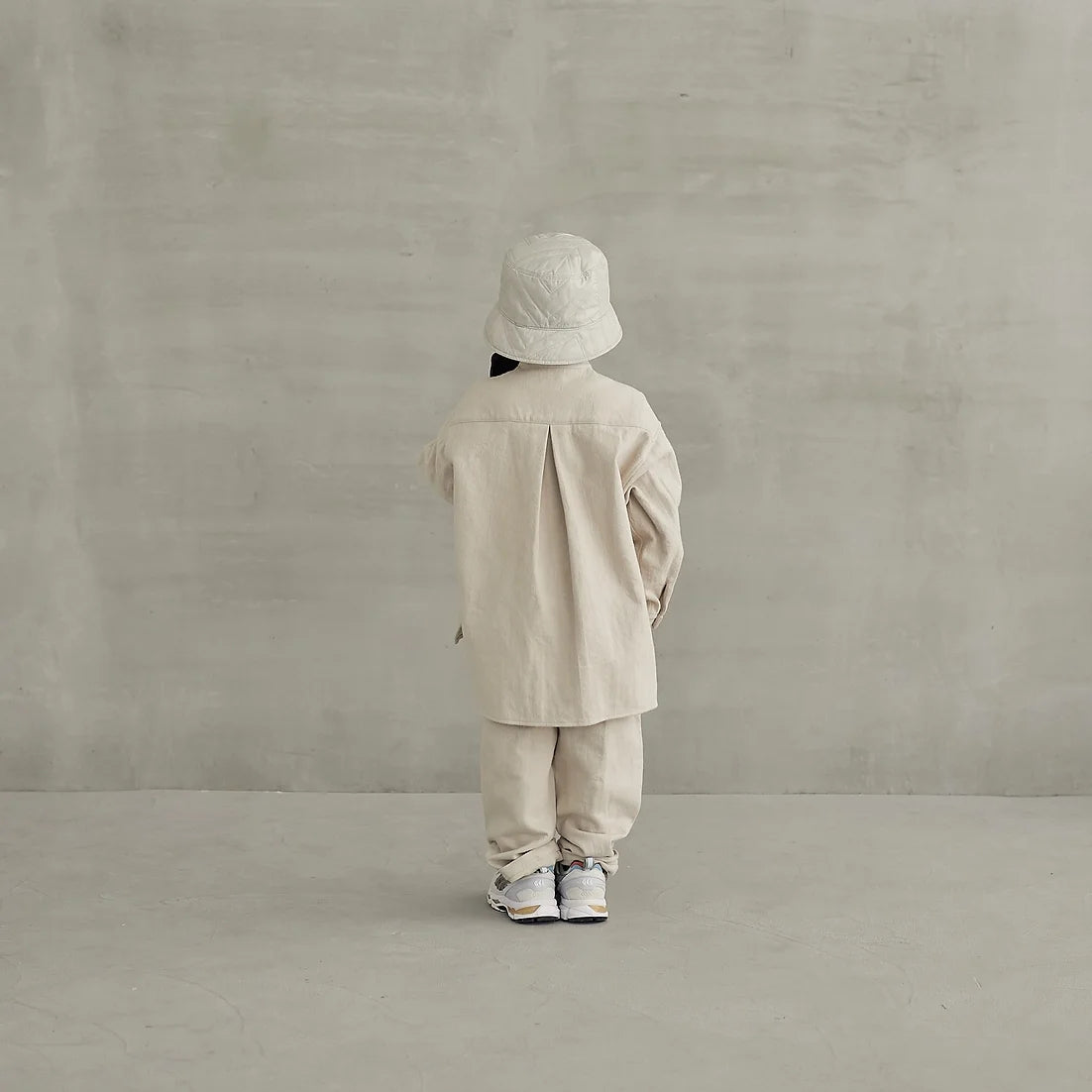 Boys & Girls White Cotton Trousers
