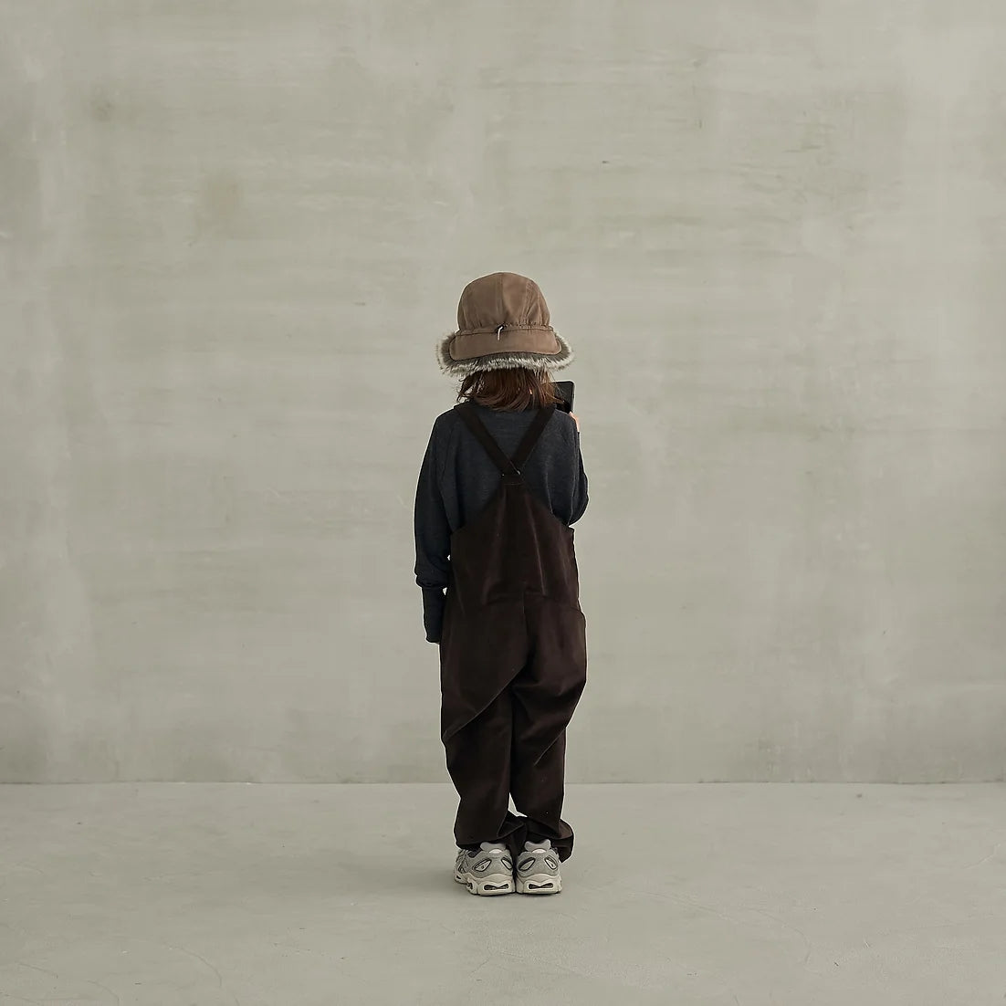 Boys & Girls Charcoal Wool T-Shirt