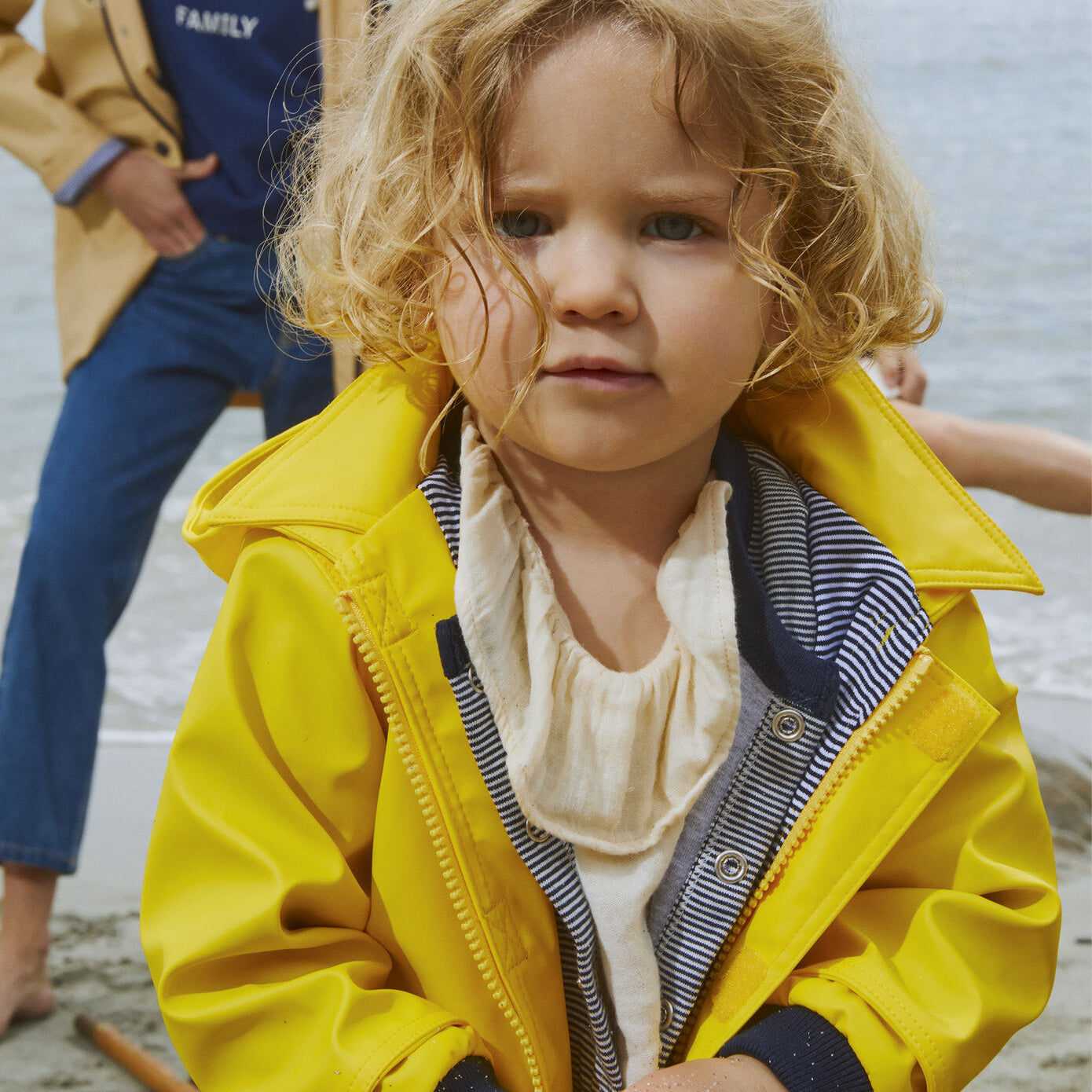 Baby Boys & Girls Yellow Coat