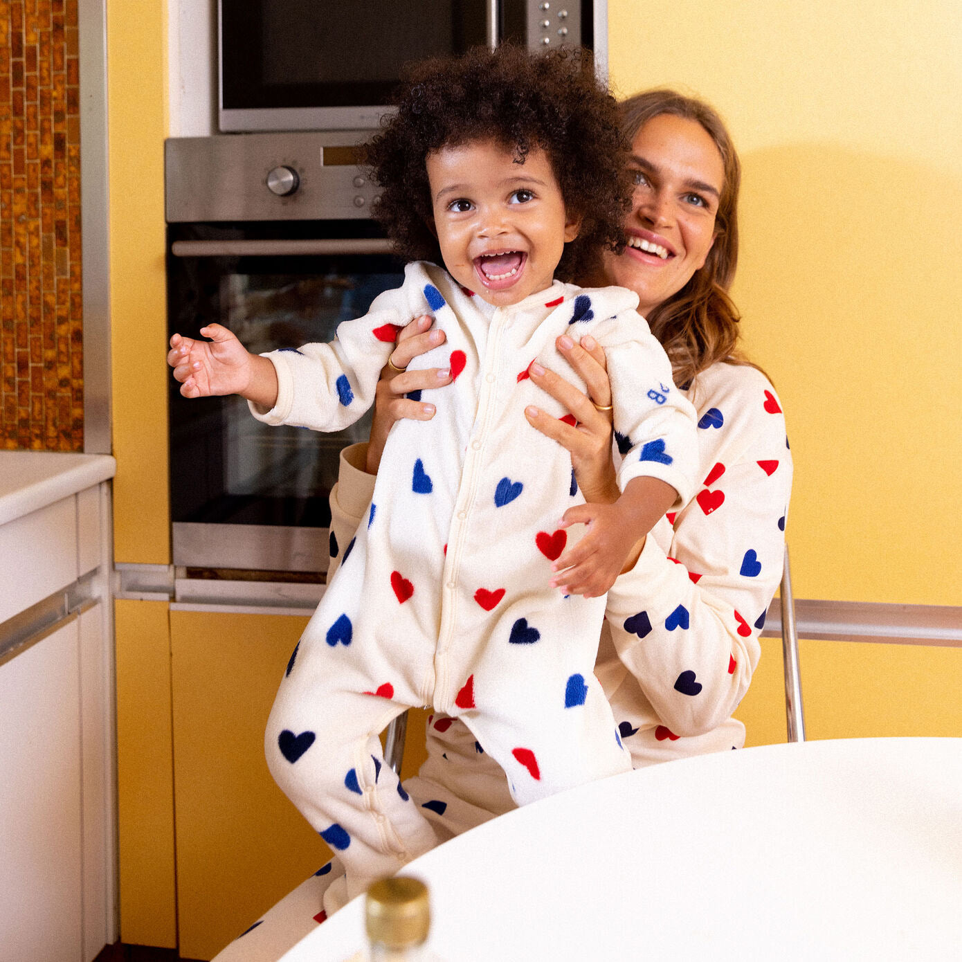 Baby Boys & Girls White Heart Babysuit