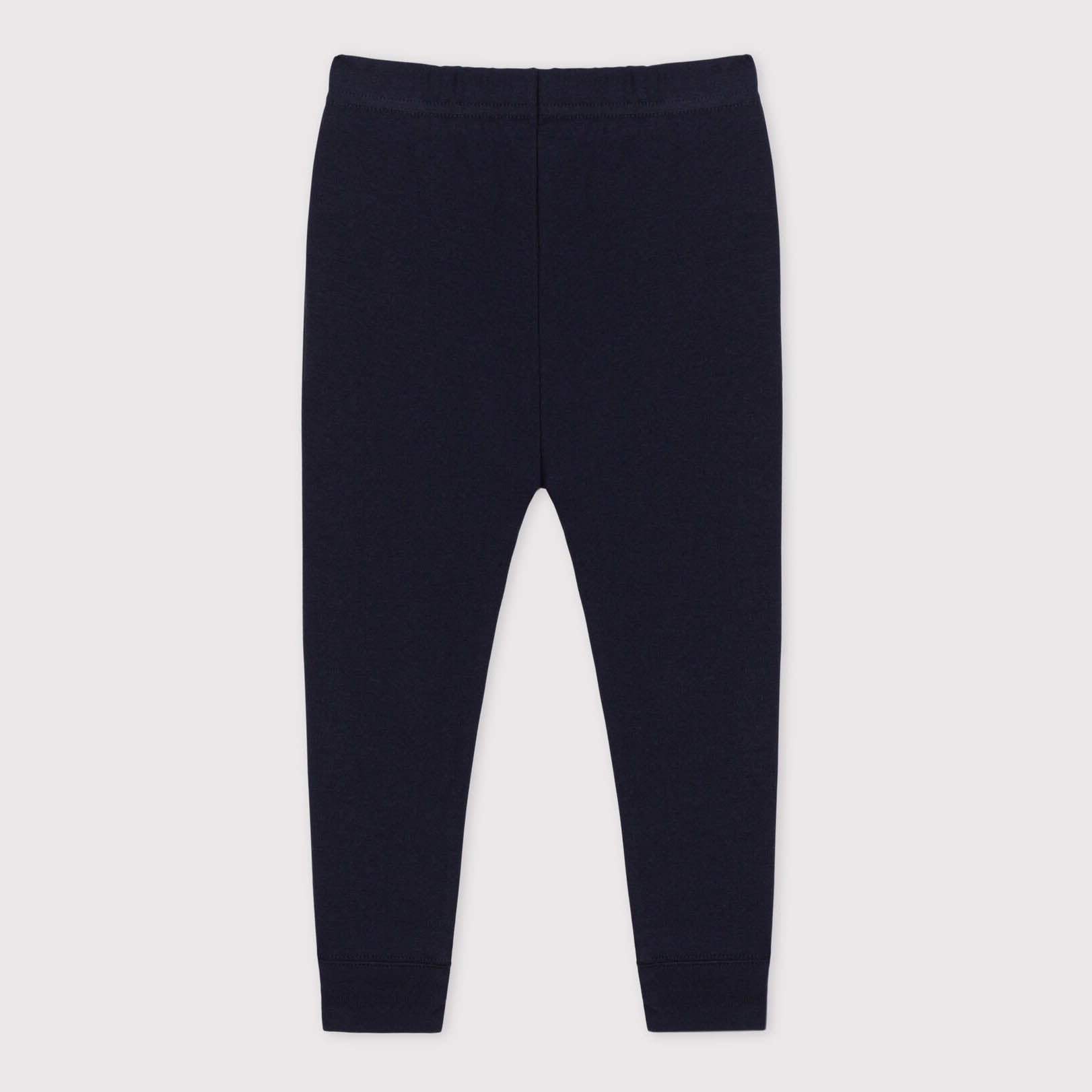 Baby Boys & Girls Navy Cotton Leggings