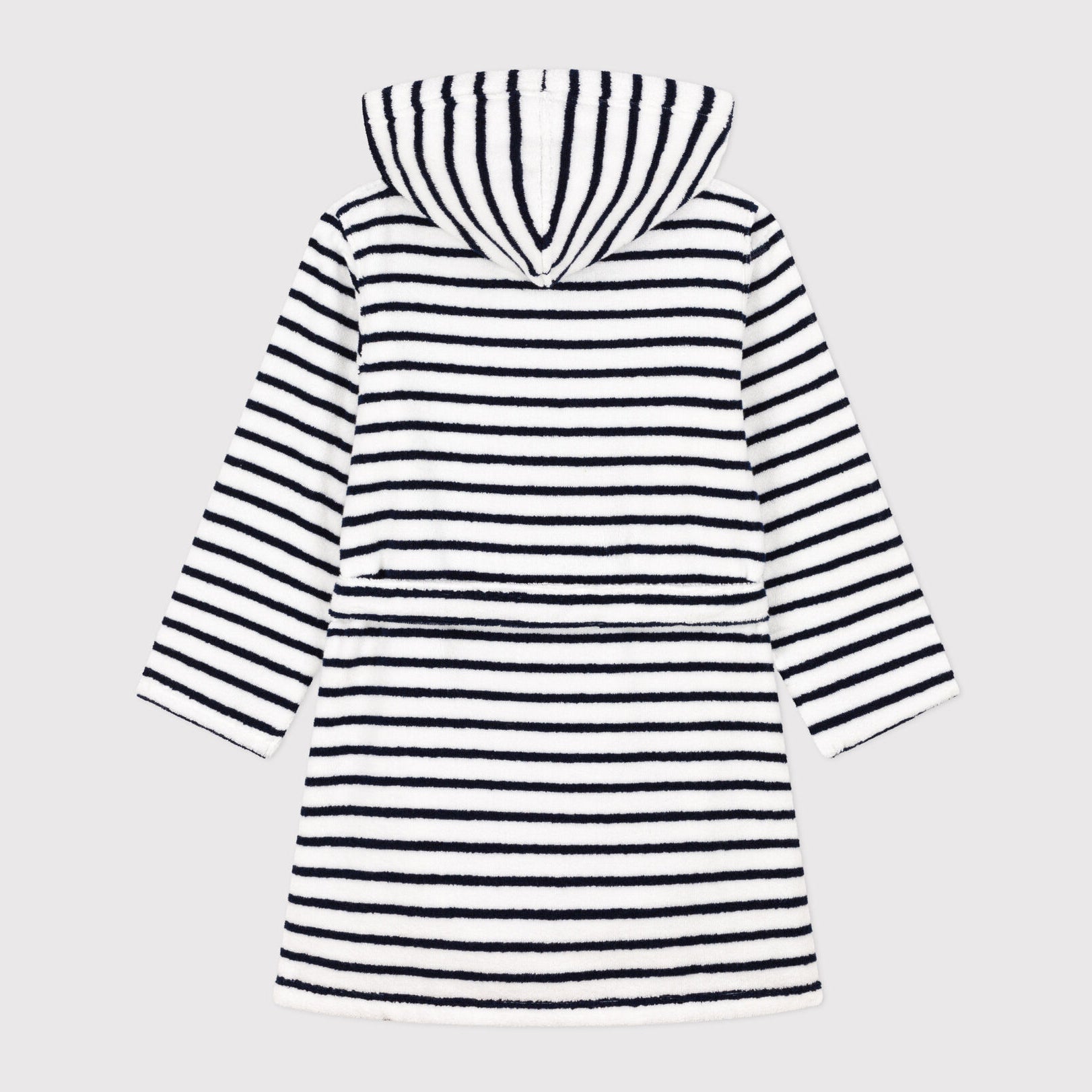 Boys & Girls Navy Stripes Cotton Bathrobe