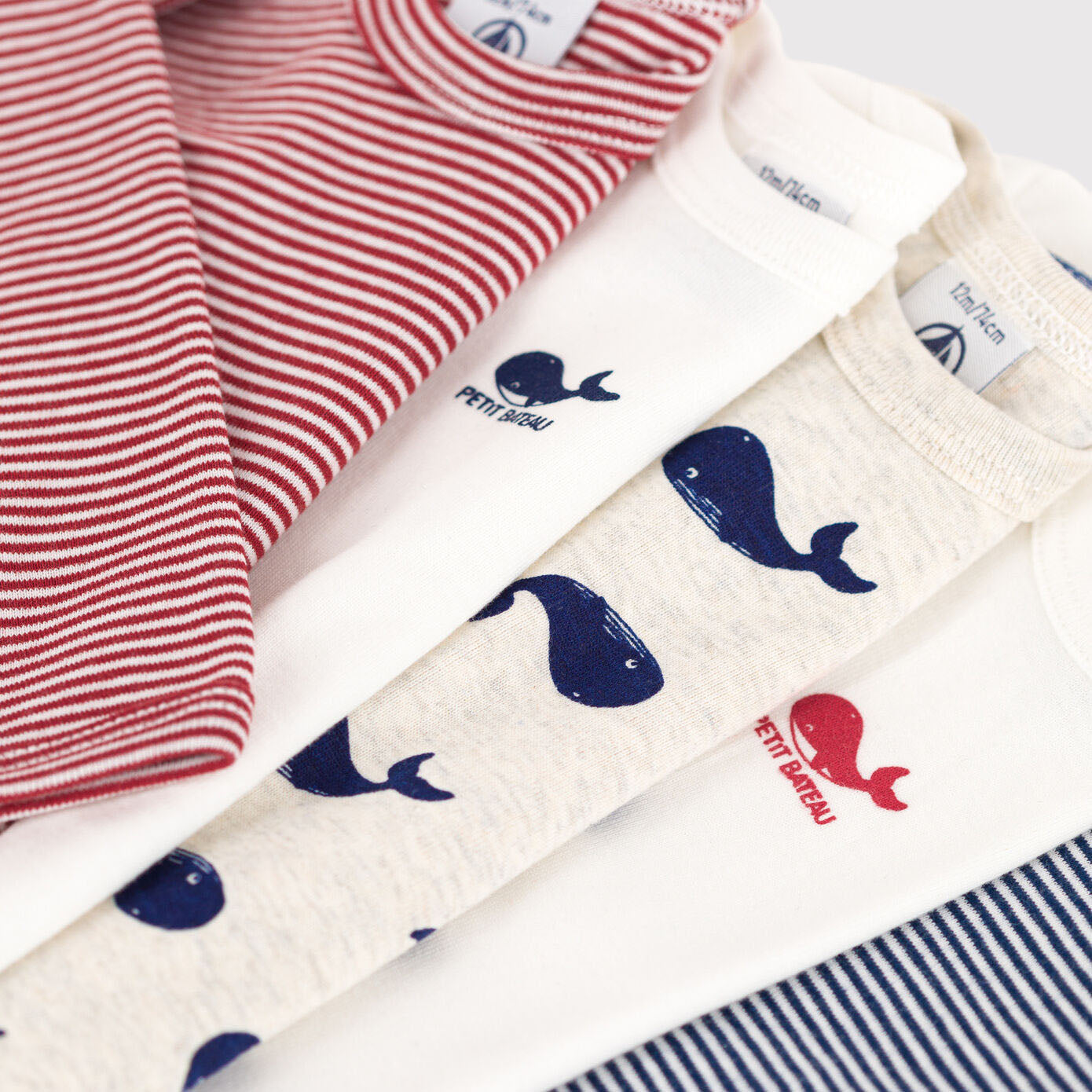 Baby Boys & Girls Multicolor Cotton Babysuit Set