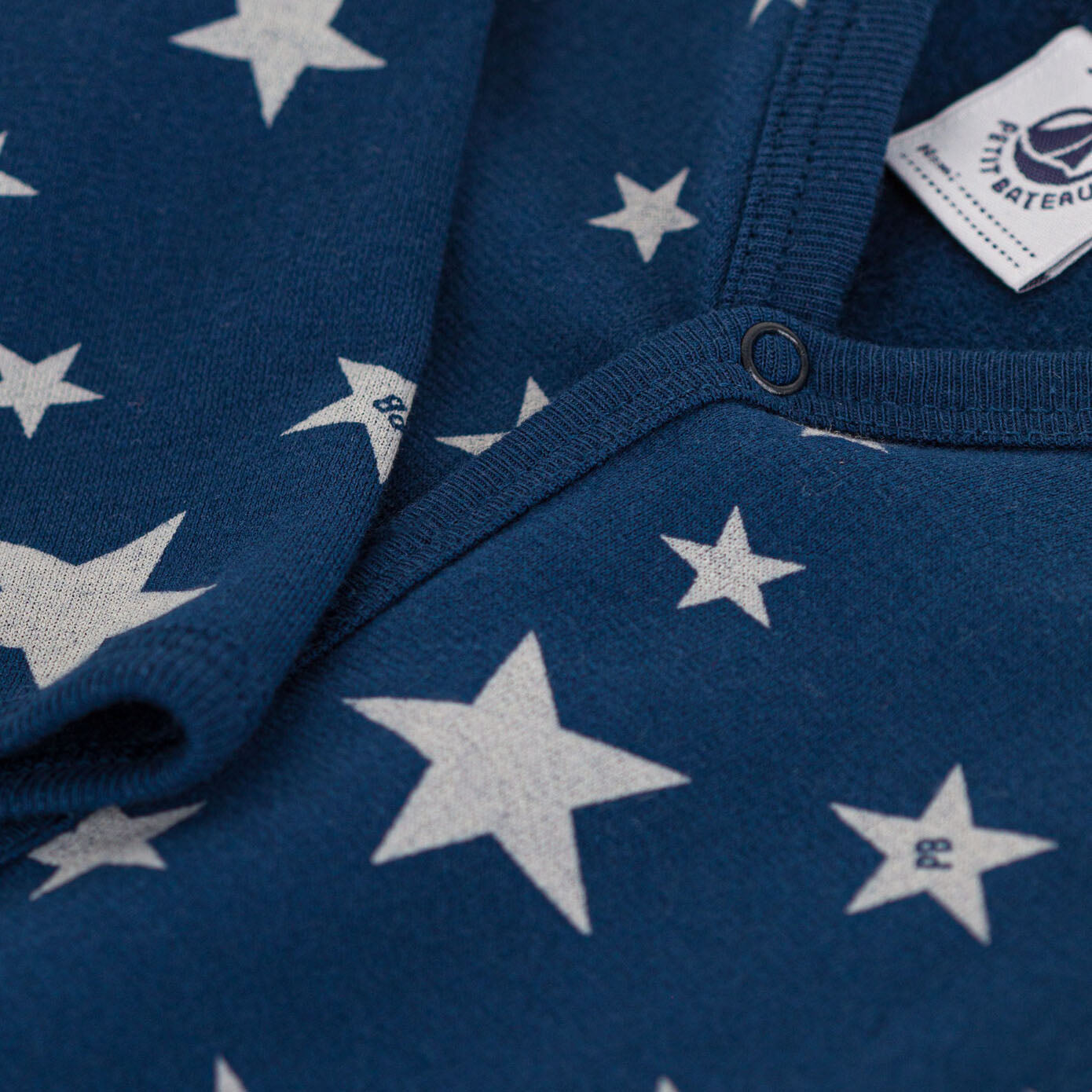 Baby Boys Blue Star Cotton Babysuit Set