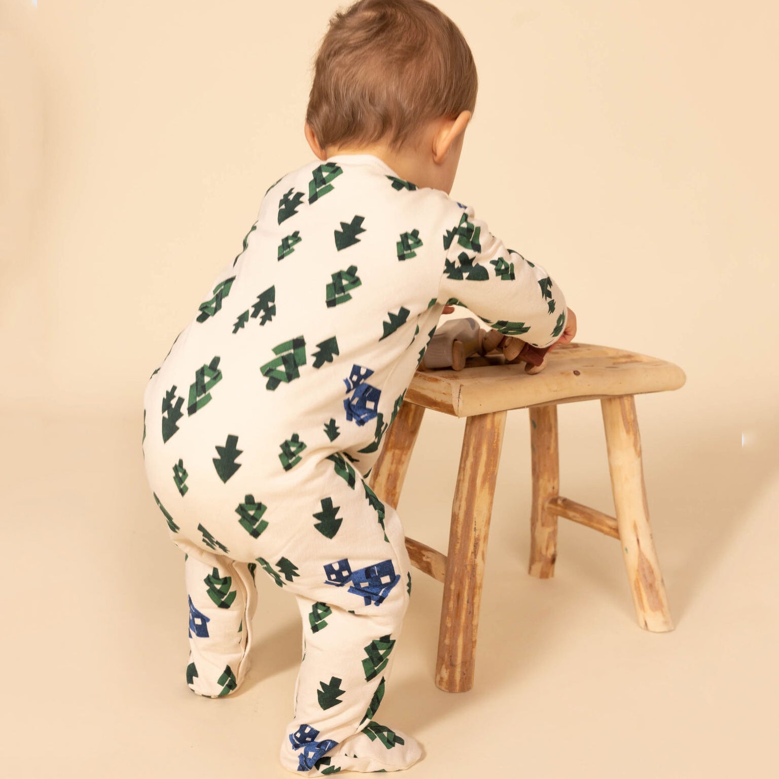 Baby Boys & Girls White Printed Cotton Babysuit